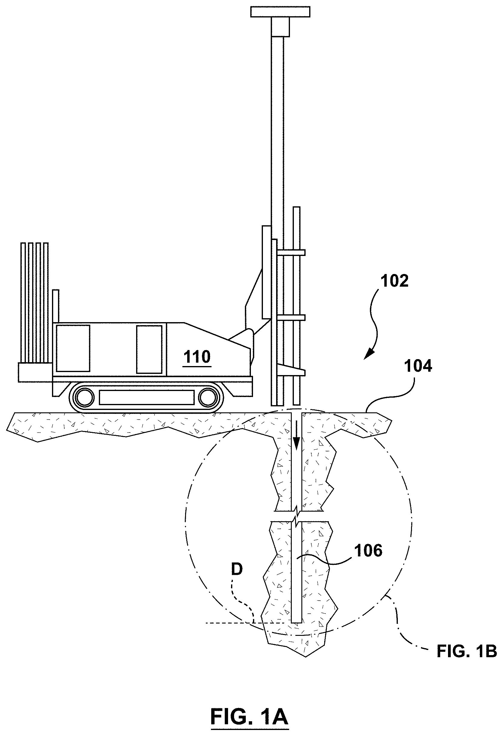 Patent US11774145 Figure 1 – Method and apparatus for installing geothermal heat exchanger