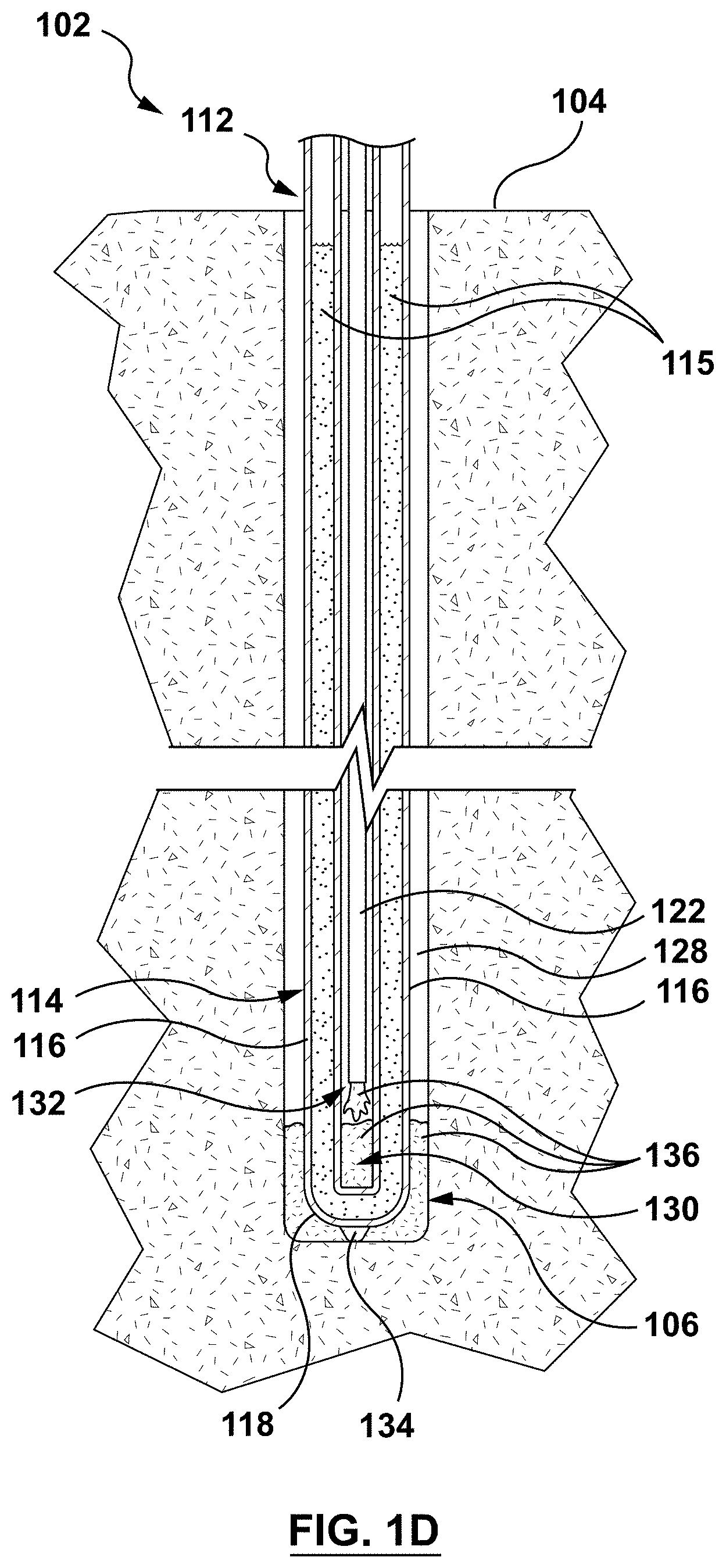 Patent US11774145 Figure 5 – Method and apparatus for installing geothermal heat exchanger