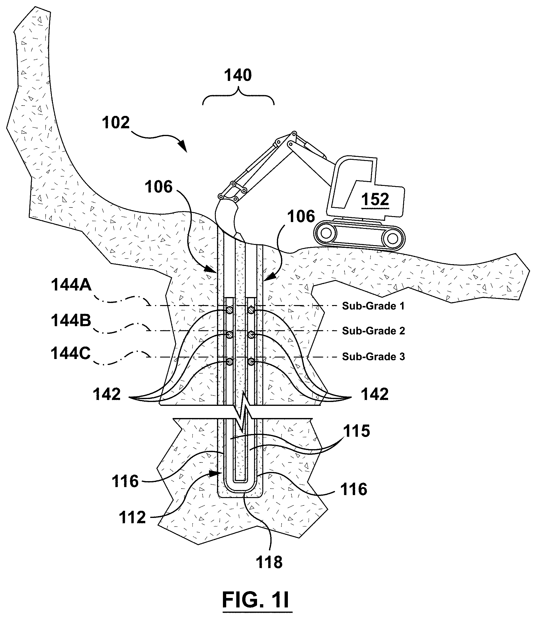 Patent US11774145 Figure 10 – Method and apparatus for installing geothermal heat exchanger