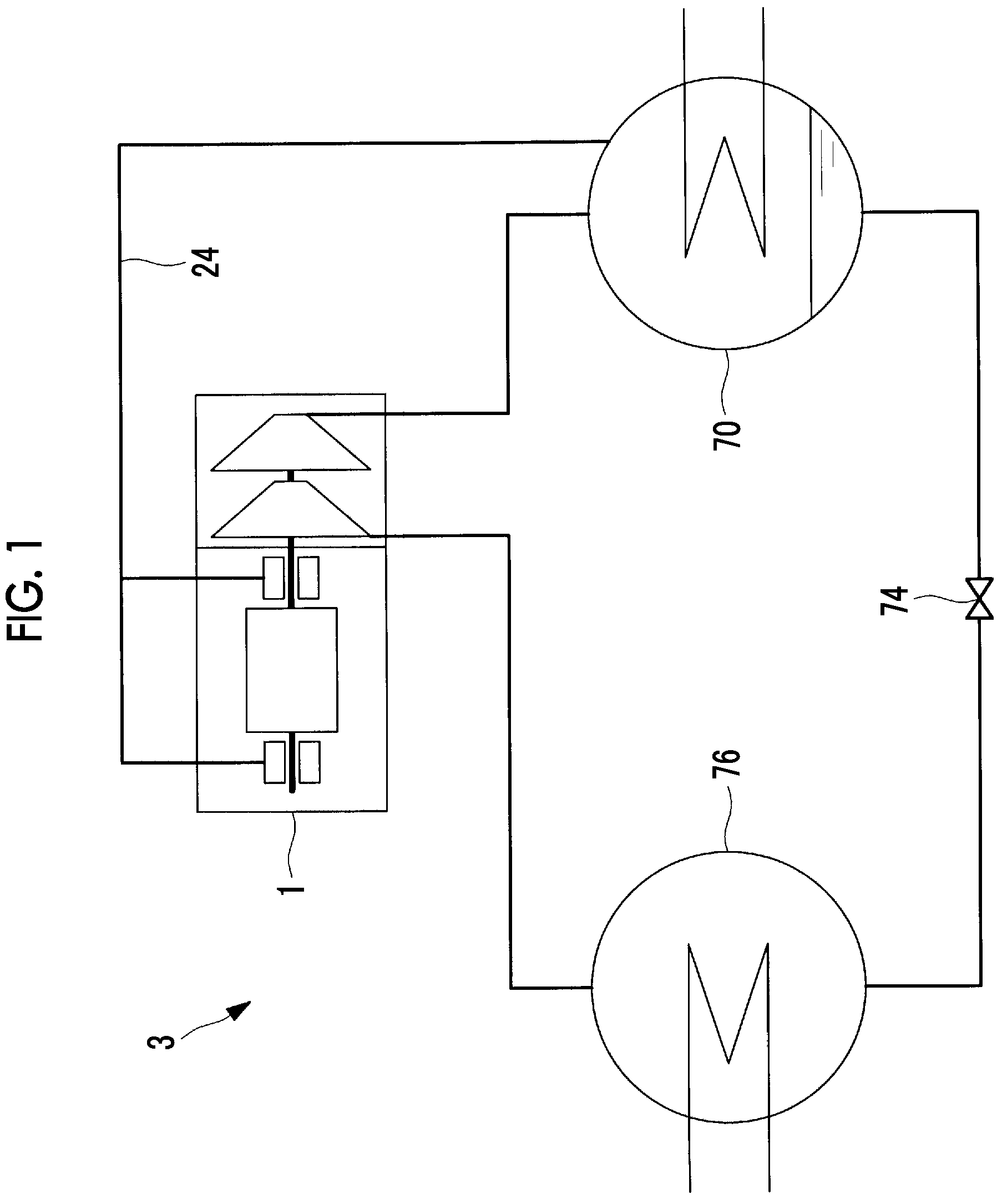 Patent US11774146 Figure 1 – Turbo compressor and centrifugal chiller comprising same