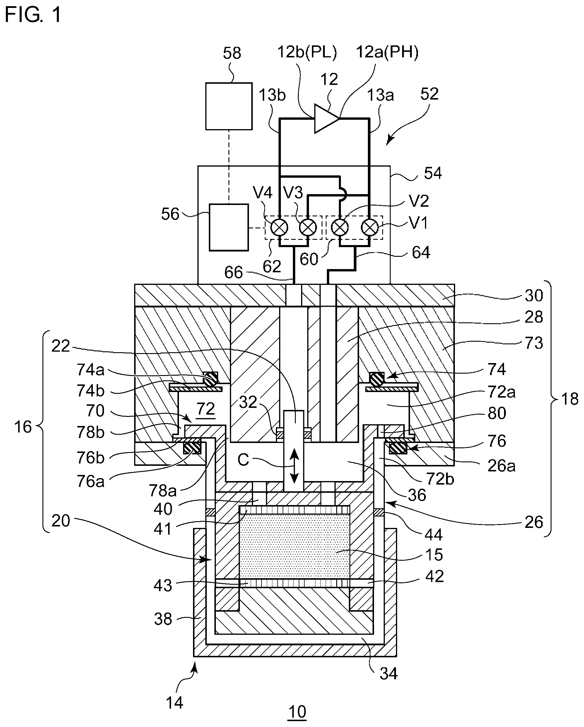 Patent US11774147 — Cryocooler — Figure 1