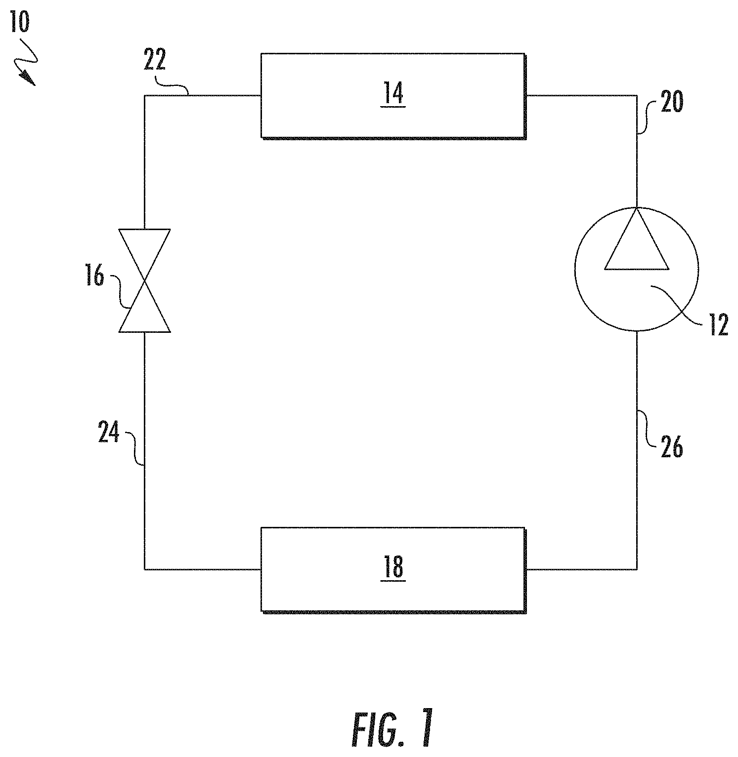 Patent US11774148 — System and method for removing noncondensing gas from refrigeration system — Figure 1