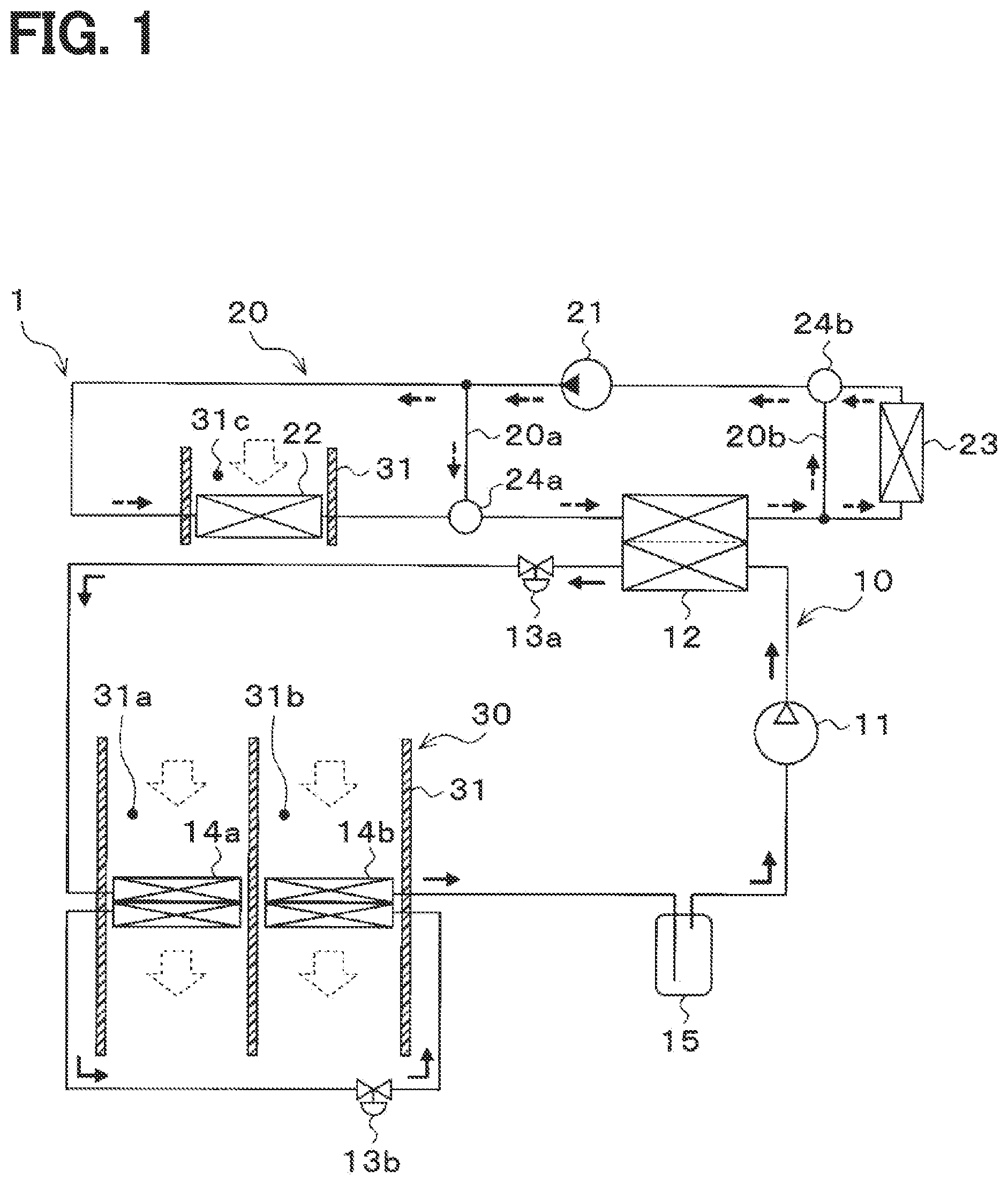 Patent US11774149 Figure 1 – Air conditioner