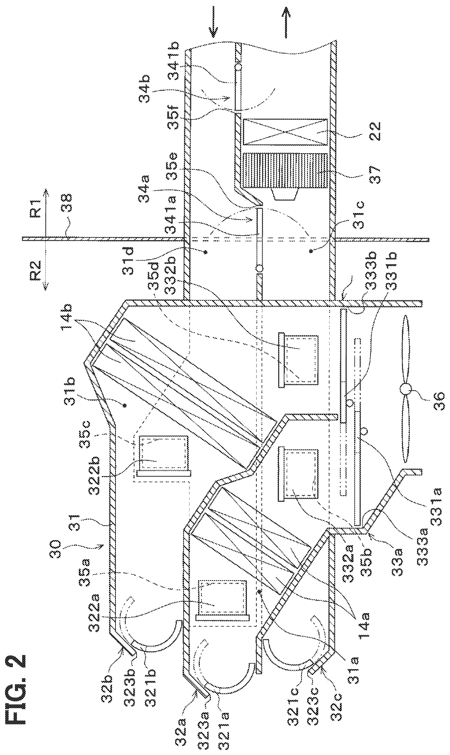 Patent US11774149 Figure 2 – Air conditioner