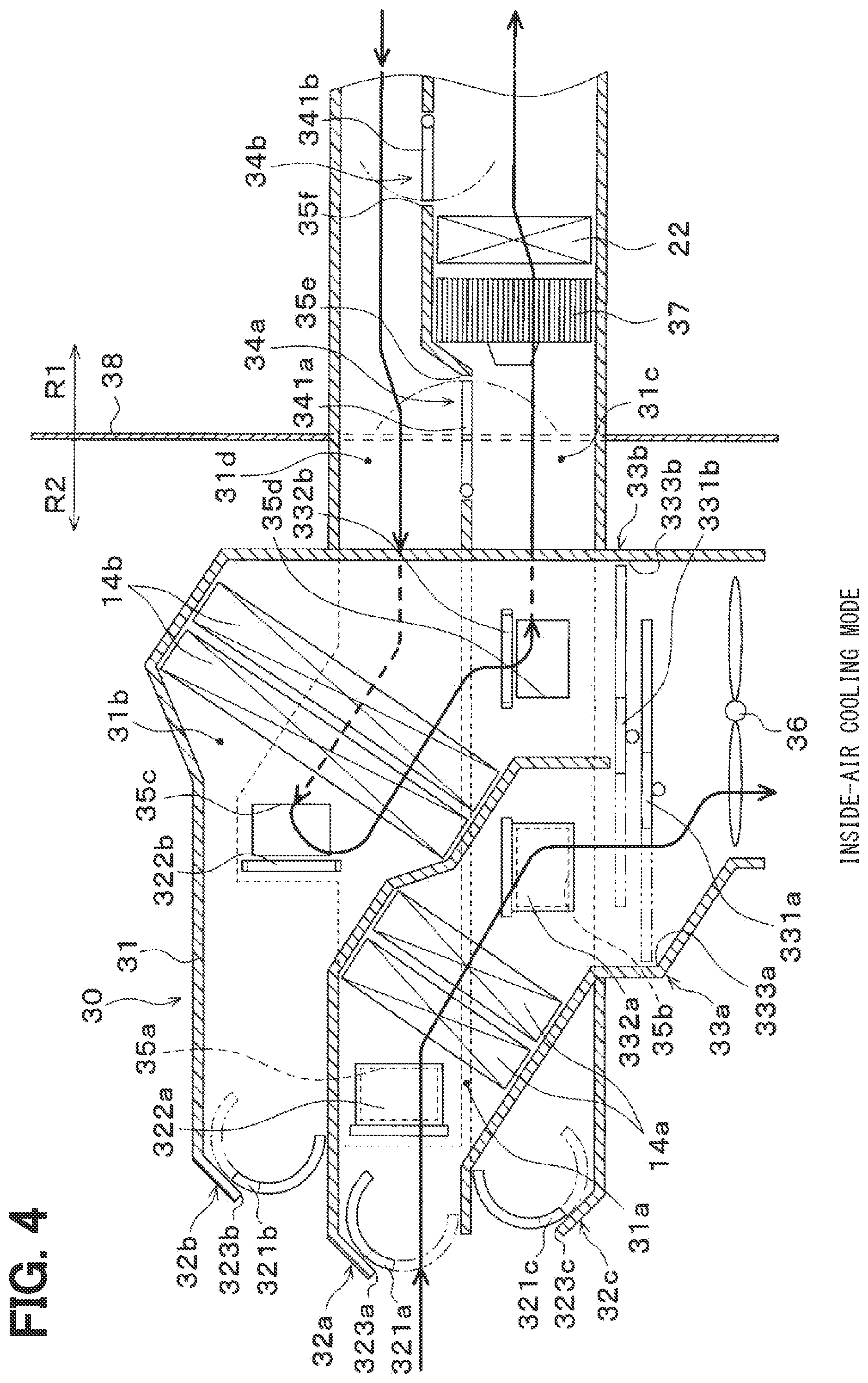 Patent US11774149 Figure 4 – Air conditioner