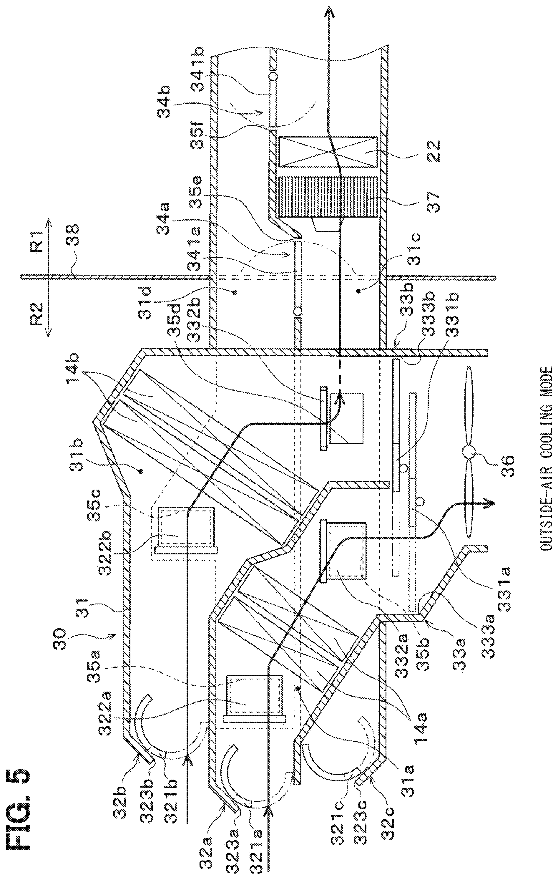 Patent US11774149 Figure 5 – Air conditioner
