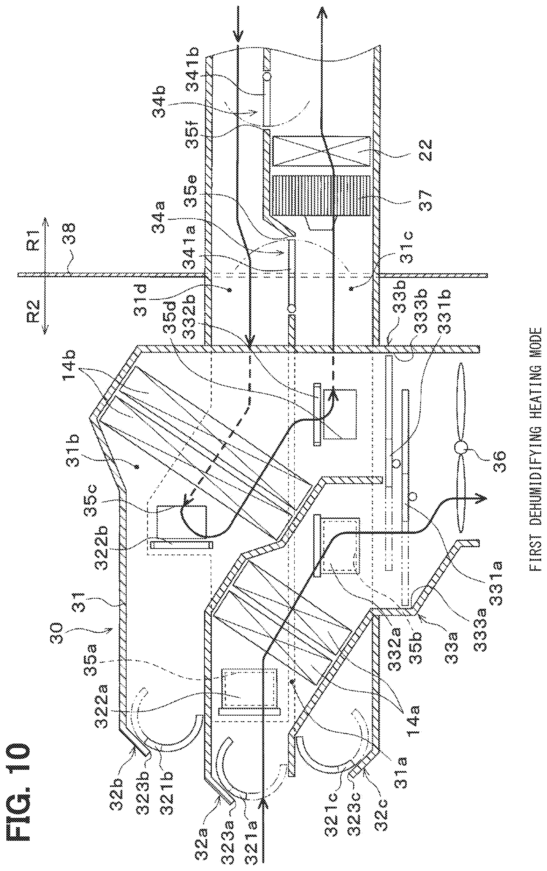 Patent US11774149 Figure 10 – Air conditioner