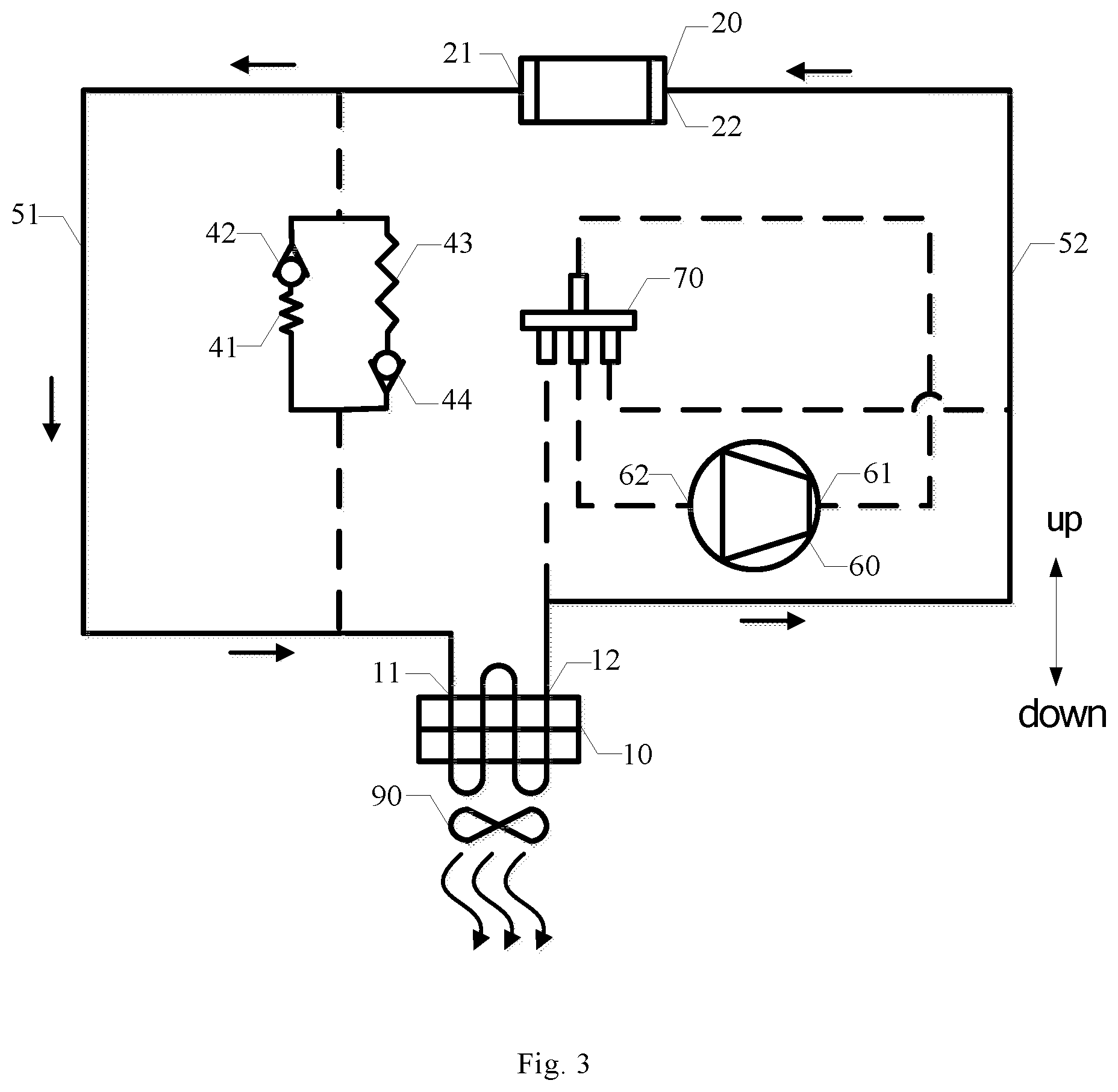 Patent US11774150 Figure 3 – Mobile air conditioner