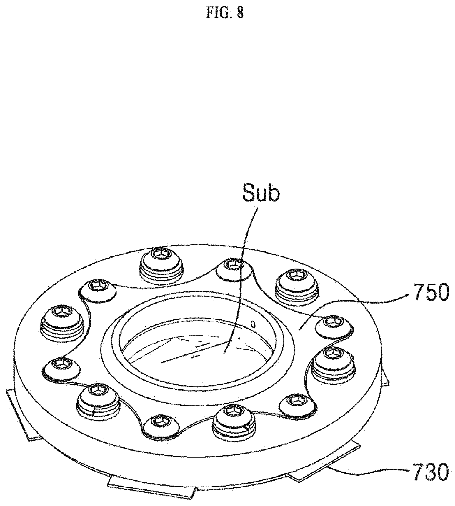 Patent US11774153 Figure 8 – Apparatus for providing cooling energy to a target
