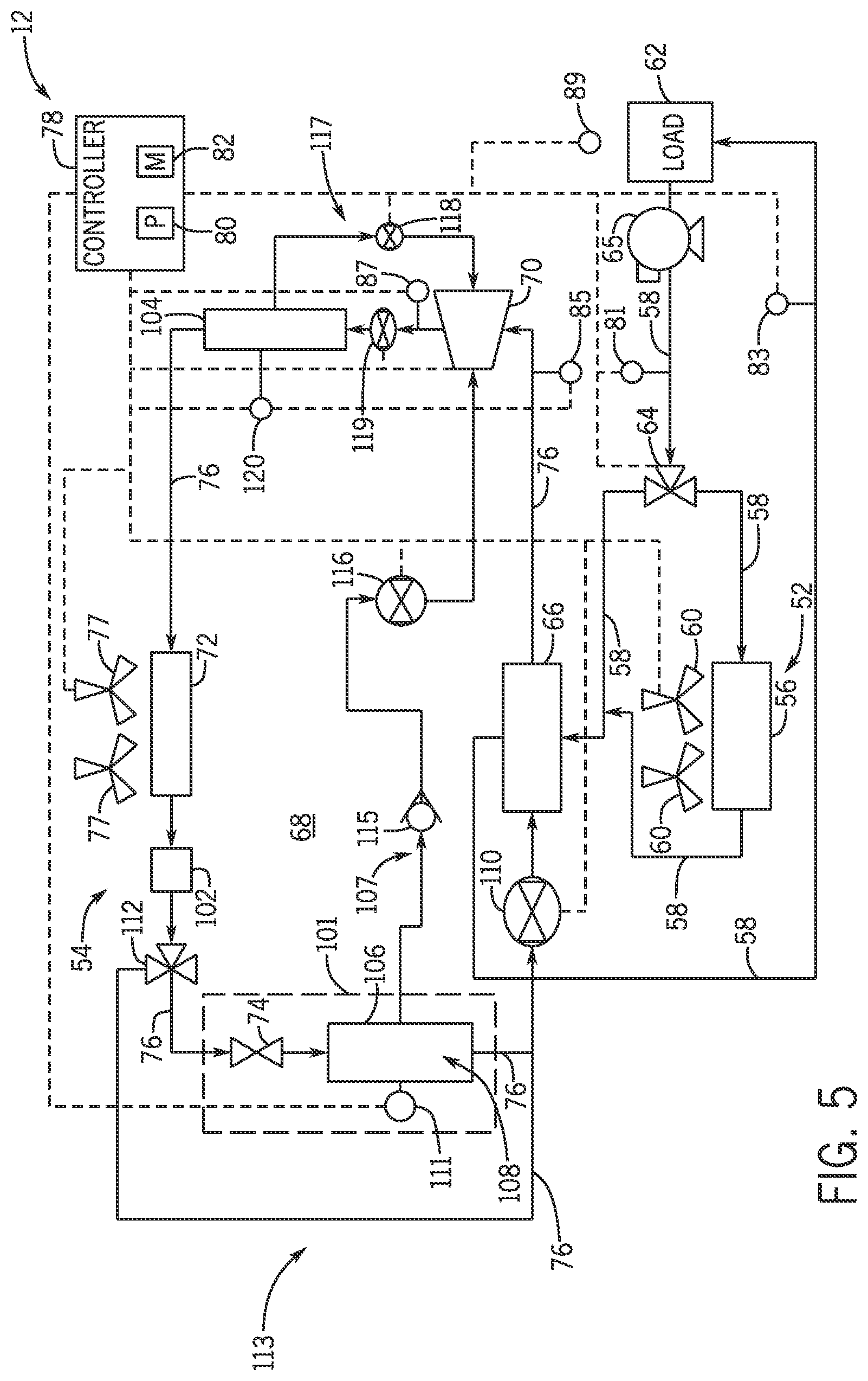 Patent US11774154 Figure 5 – Systems and methods for controlling a refrigeration system