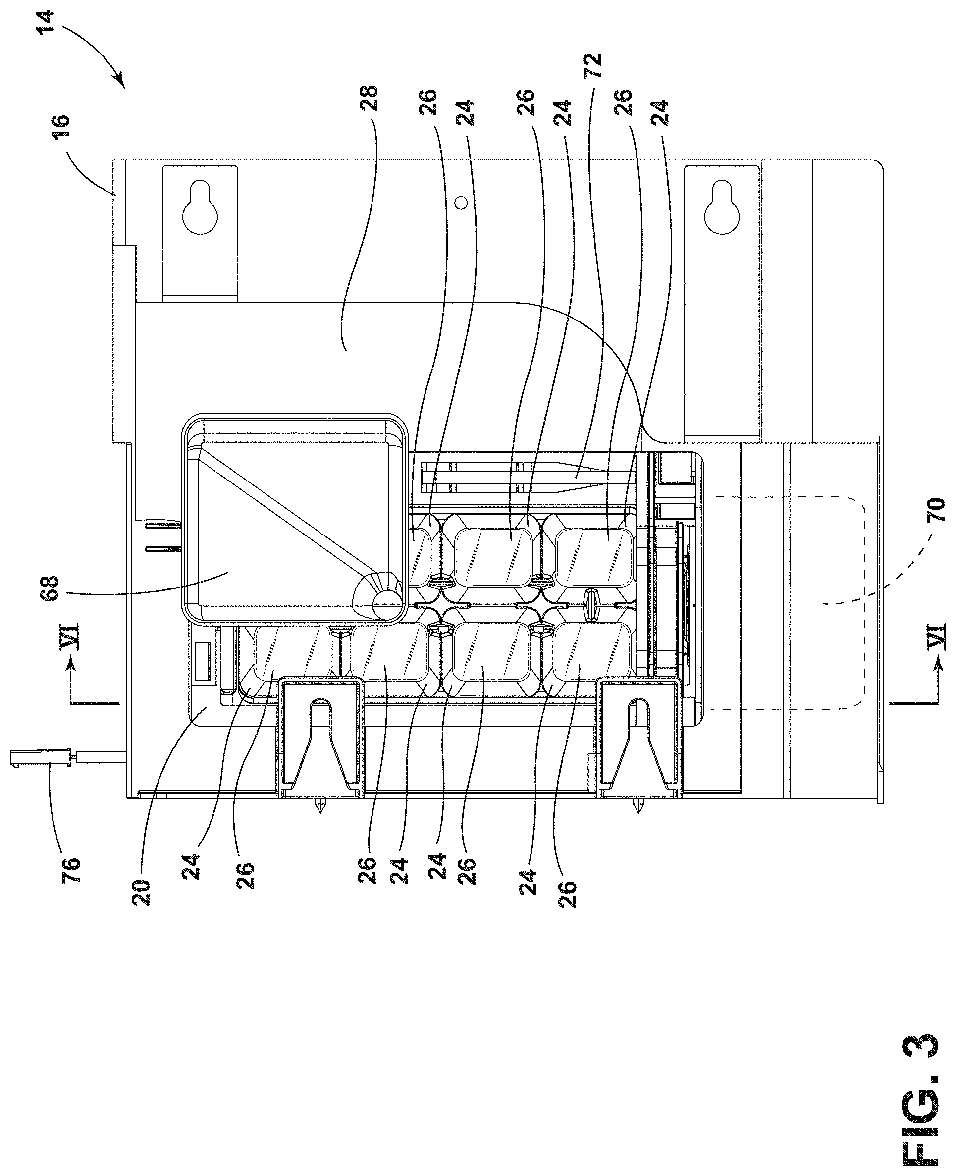 Patent US11774155 Figure 3 – Icemaker assembly