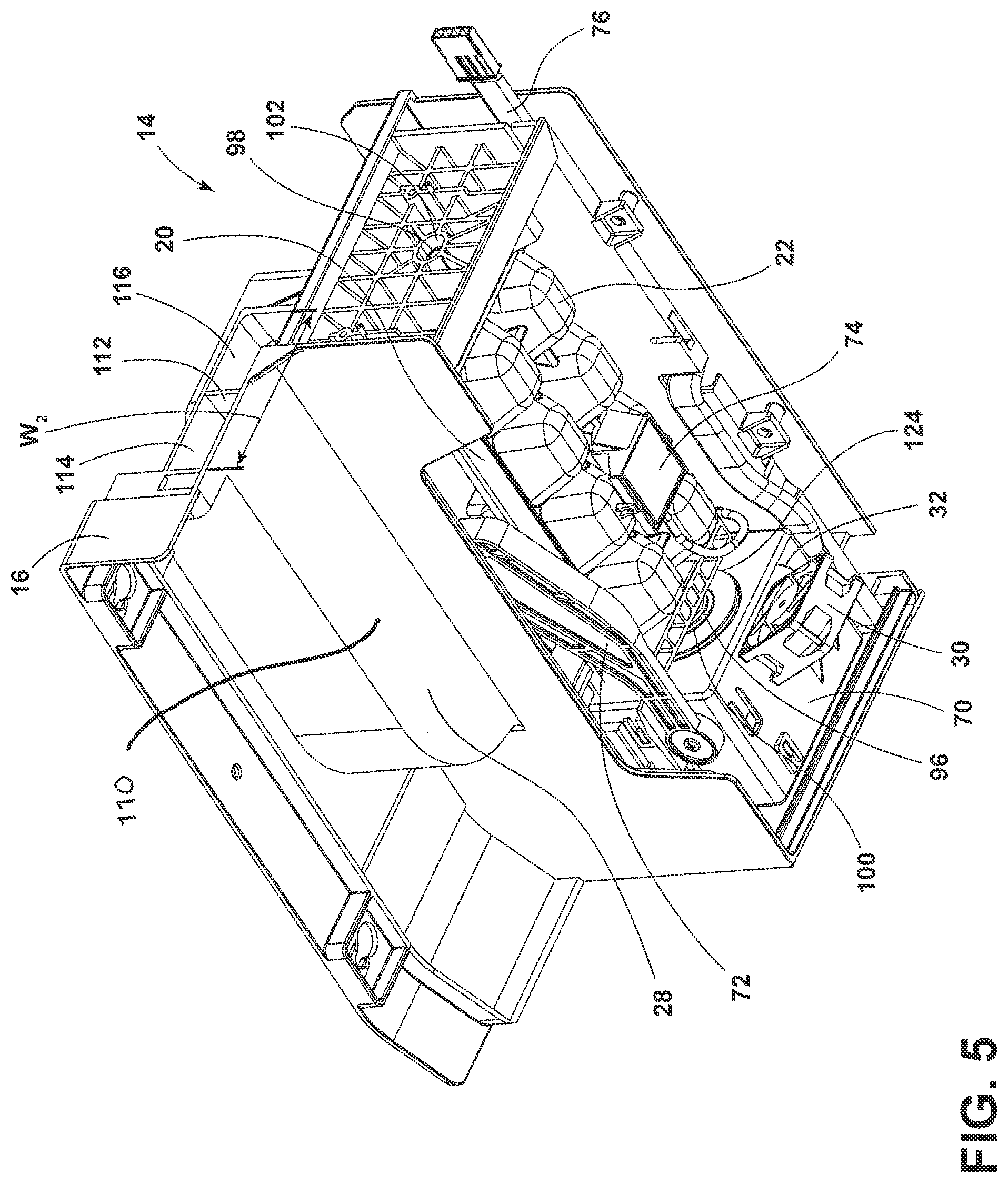 Patent US11774155 Figure 5 – Icemaker assembly