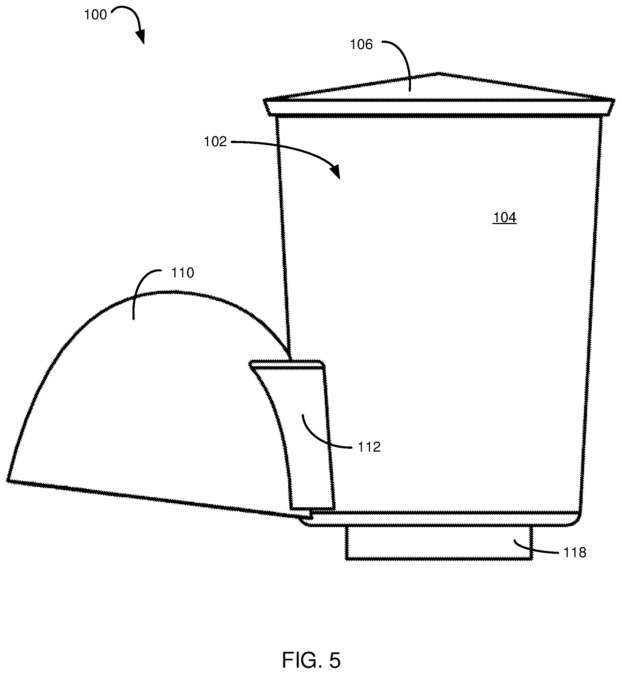 Patent US11774157 Figure 5 – Blender-compatible ice-conditioning apparatus