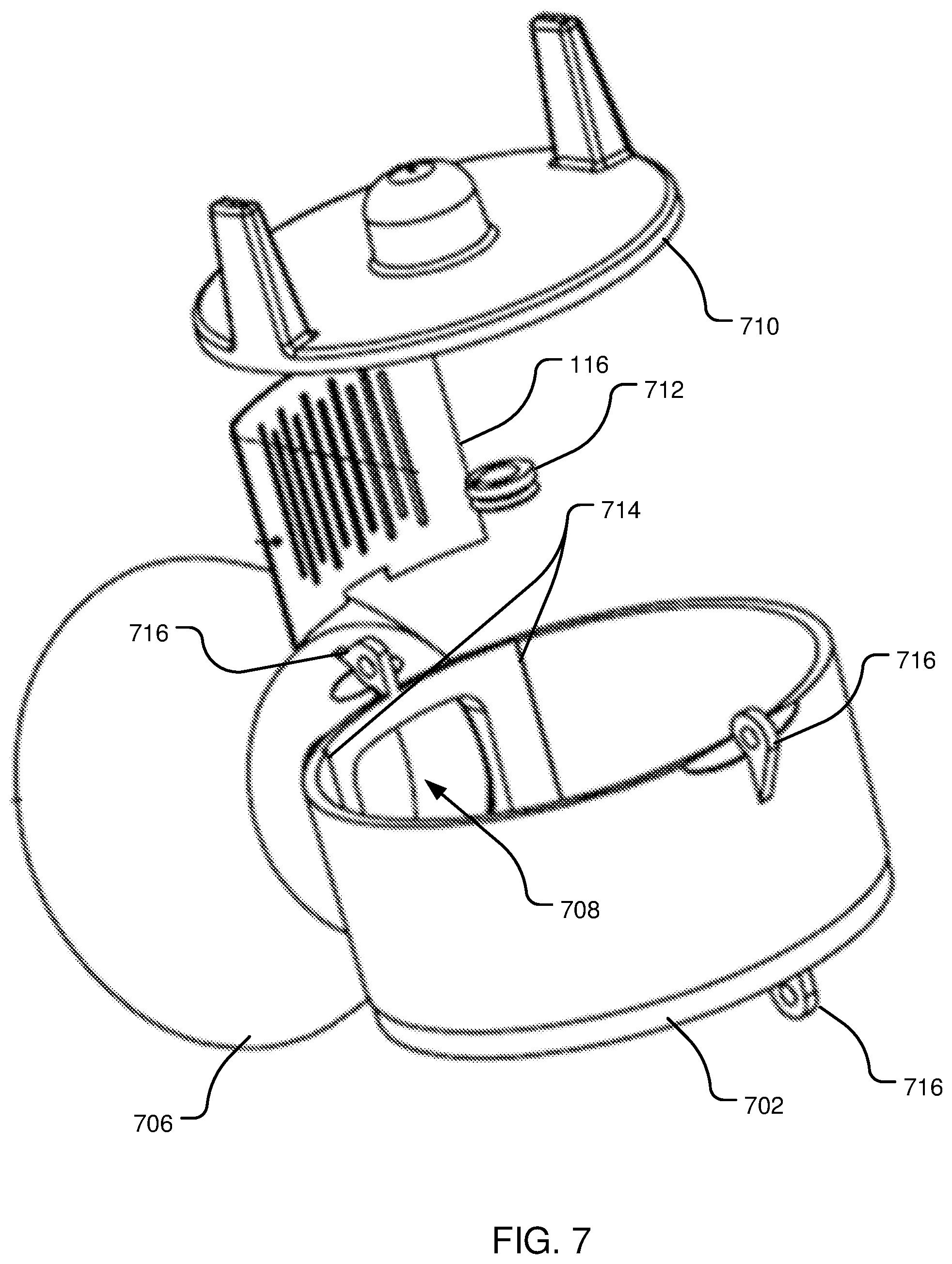 Patent US11774157 Figure 7 – Blender-compatible ice-conditioning apparatus