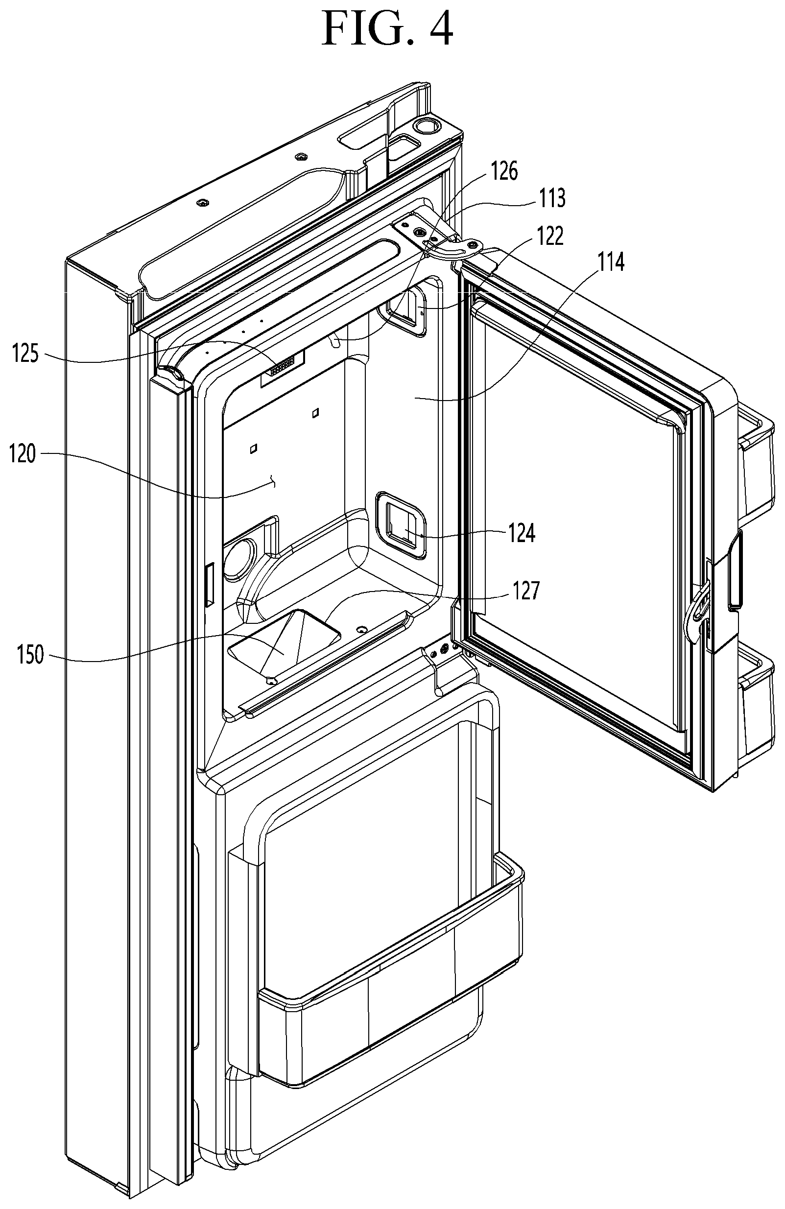 Patent US11774158 Figure 4 – Refrigerator, ice making assembly and method for controlling ice making assembly