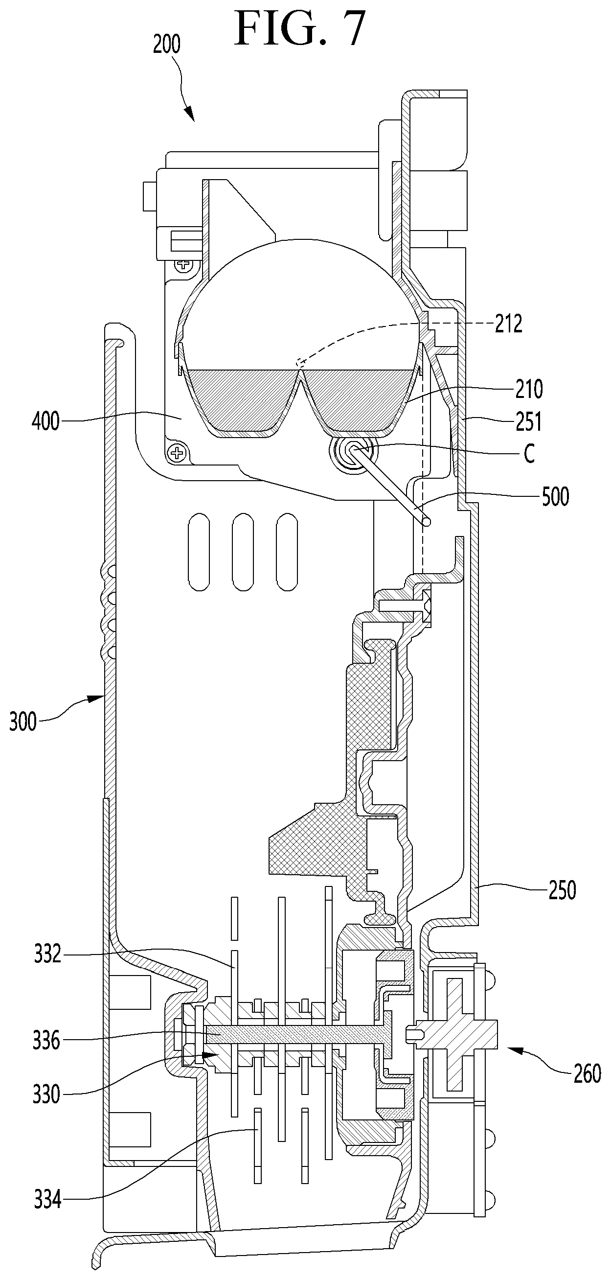 Patent US11774158 Figure 7 – Refrigerator, ice making assembly and method for controlling ice making assembly