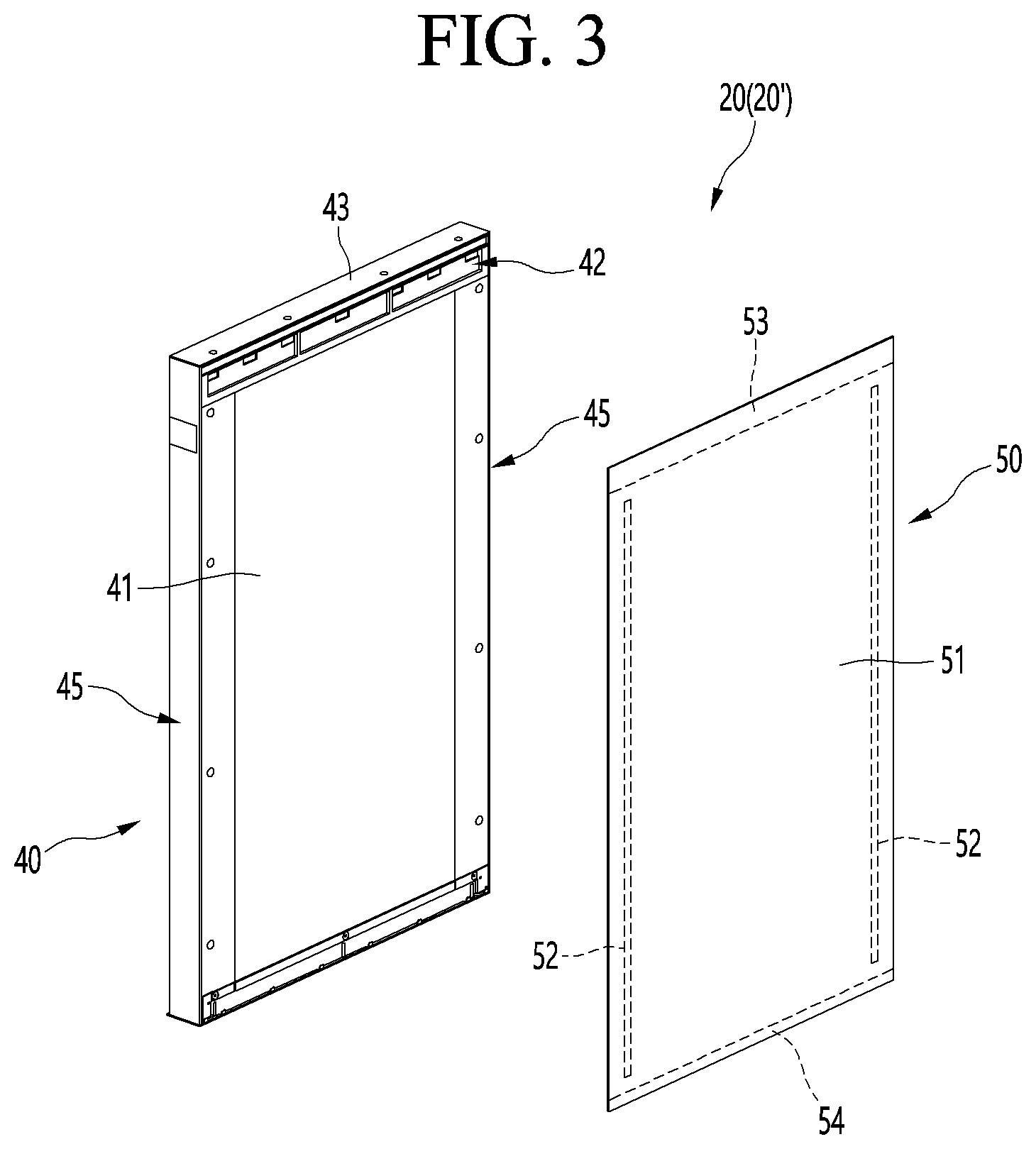 Patent US11774164 Figure 3 – Refrigerator