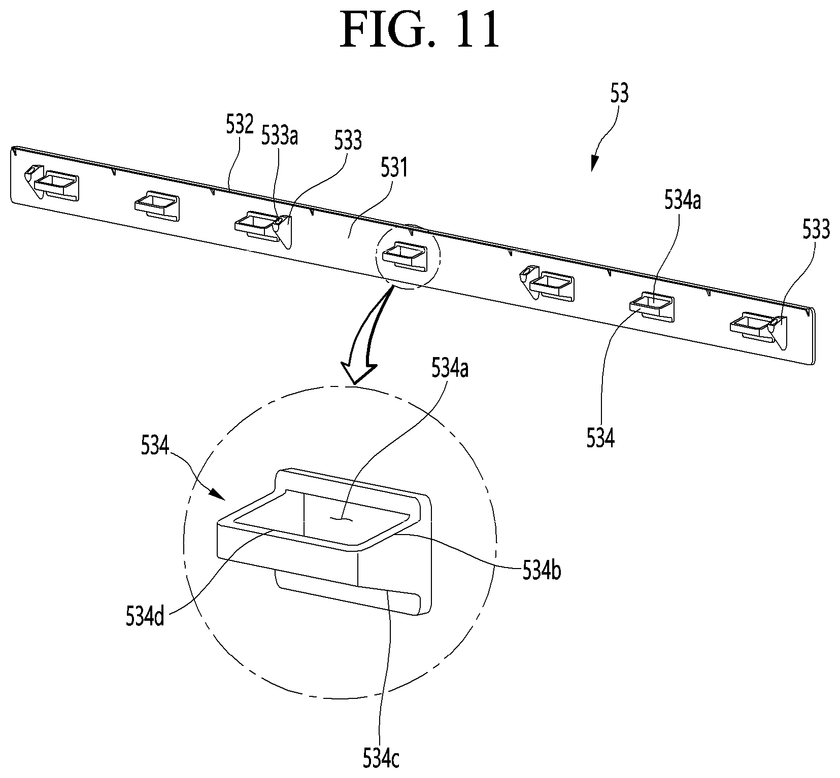 Patent US11774164 Figure 11 – Refrigerator