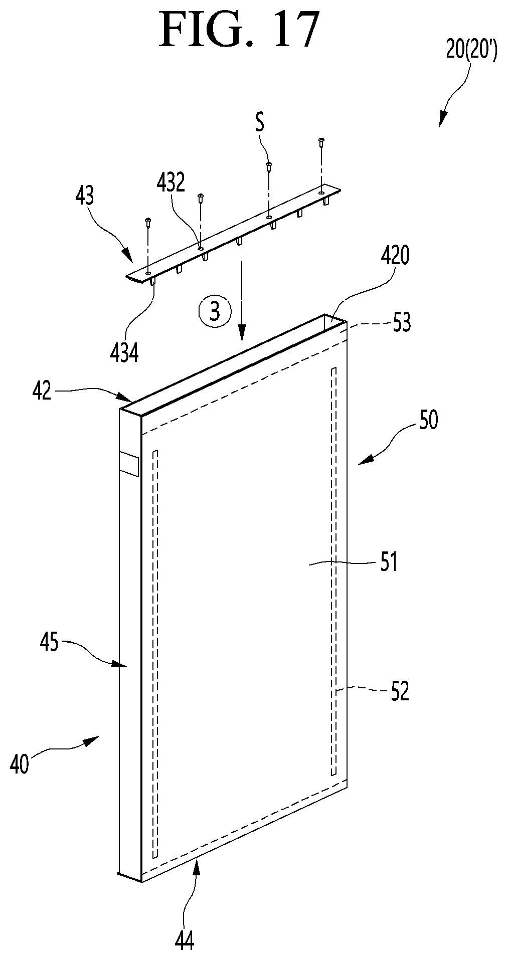 Patent US11774164 Figure 17 – Refrigerator