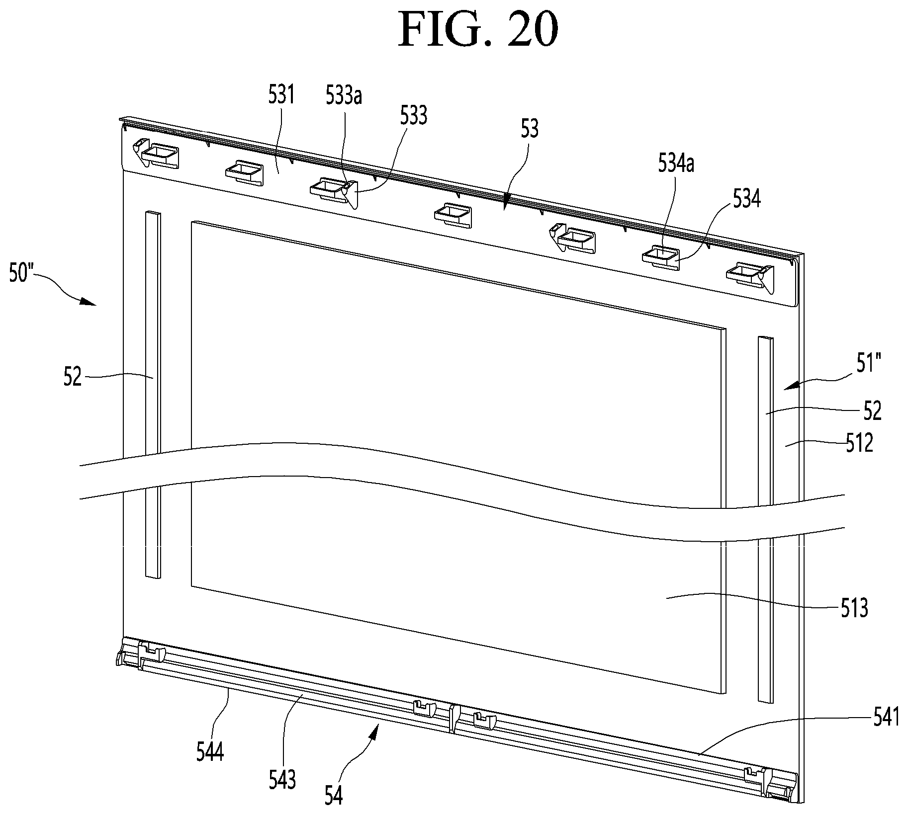Patent US11774164 Figure 20 – Refrigerator
