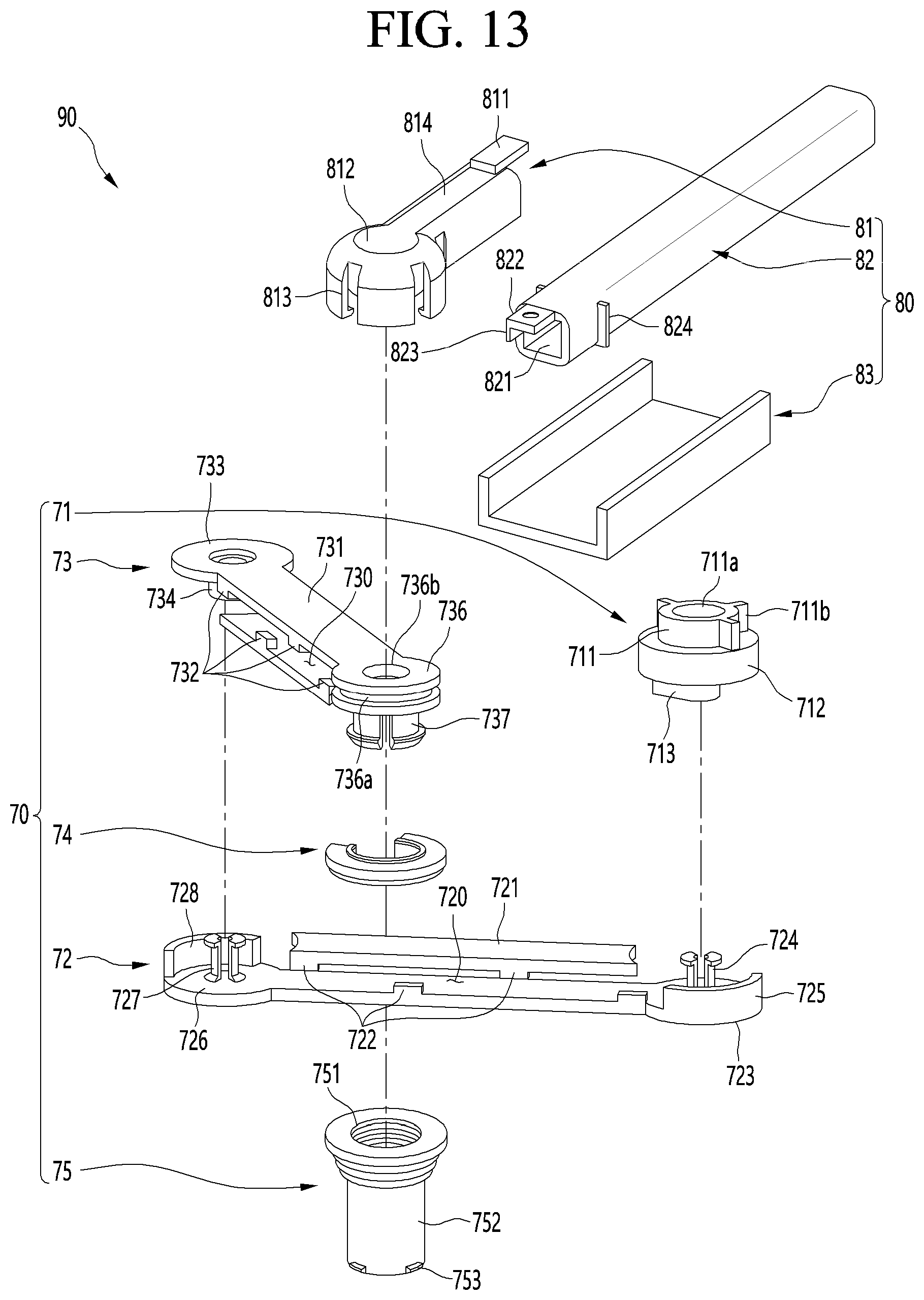 Patent US11774165 Figure 13 – Refrigerator