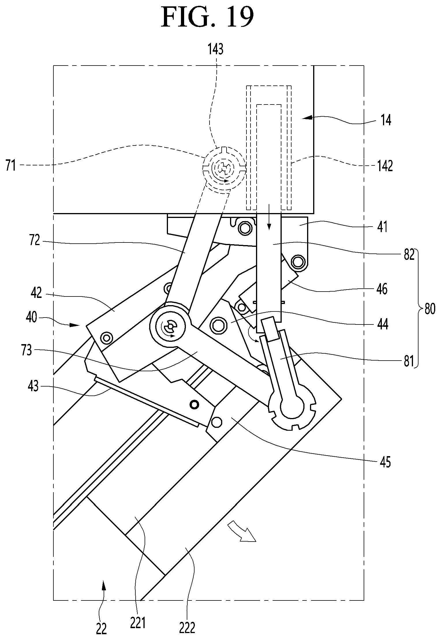 Patent US11774165 Figure 18 – Refrigerator
