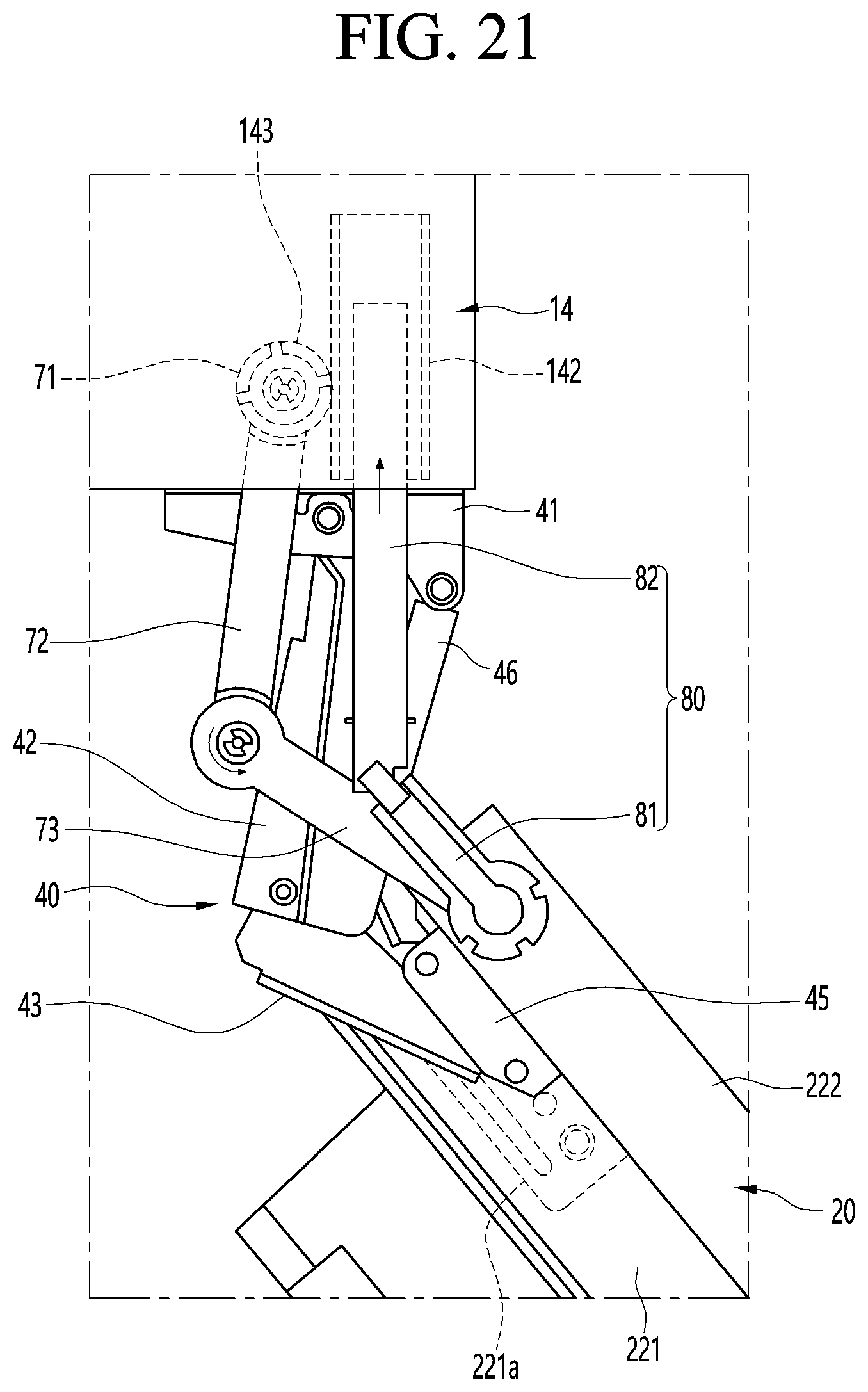 Patent US11774165 Figure 20 – Refrigerator