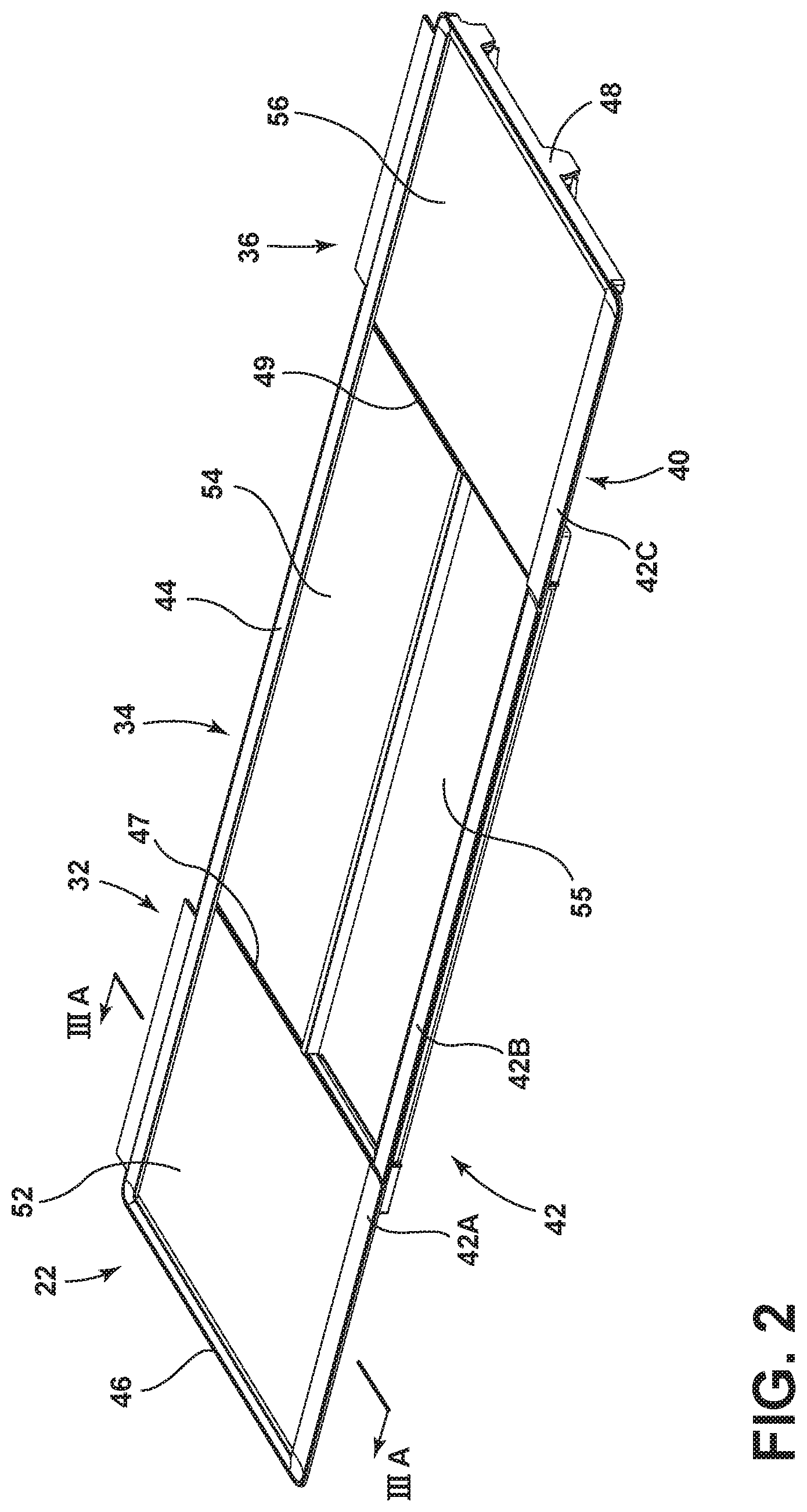 Patent US11774169 Figure 2 – Shelf assembly for appliance