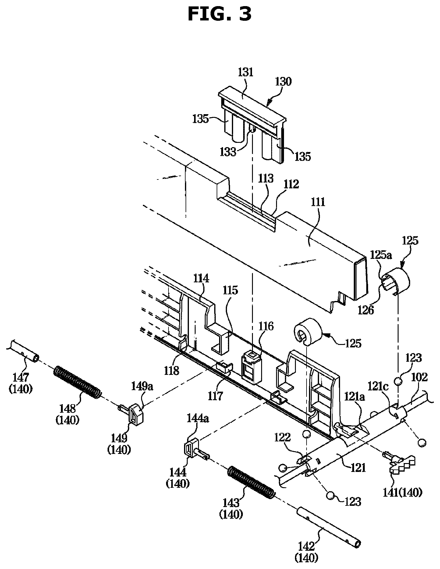 Patent US11774170 Figure 3 – Refrigerator