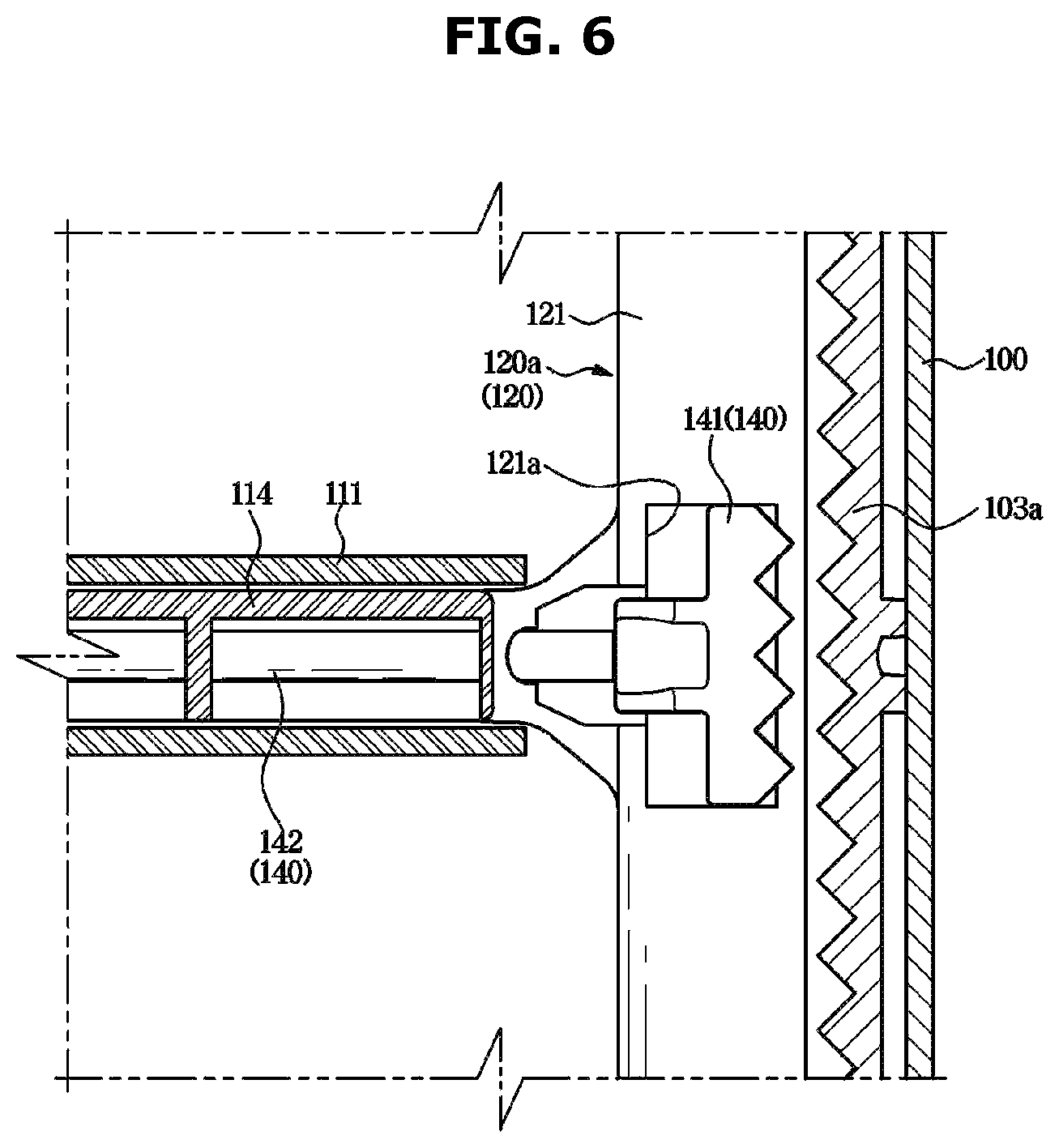 Patent US11774170 Figure 6 – Refrigerator