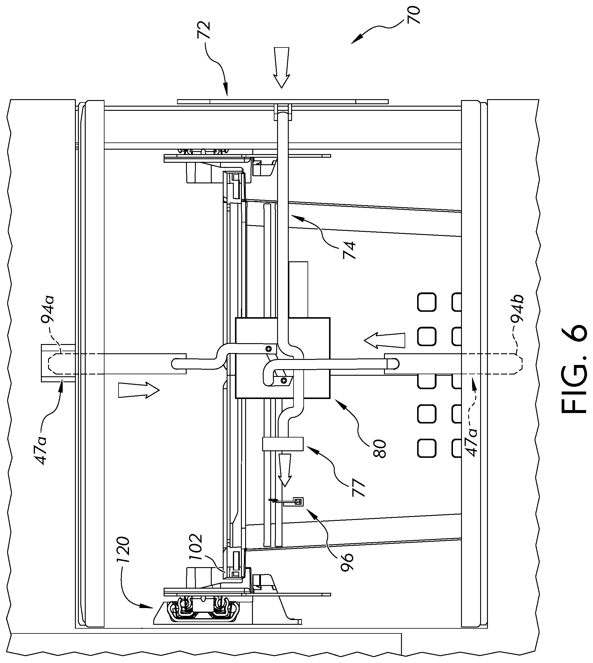 Patent US11774172 Figure 7 – Drawer in a refrigerator door