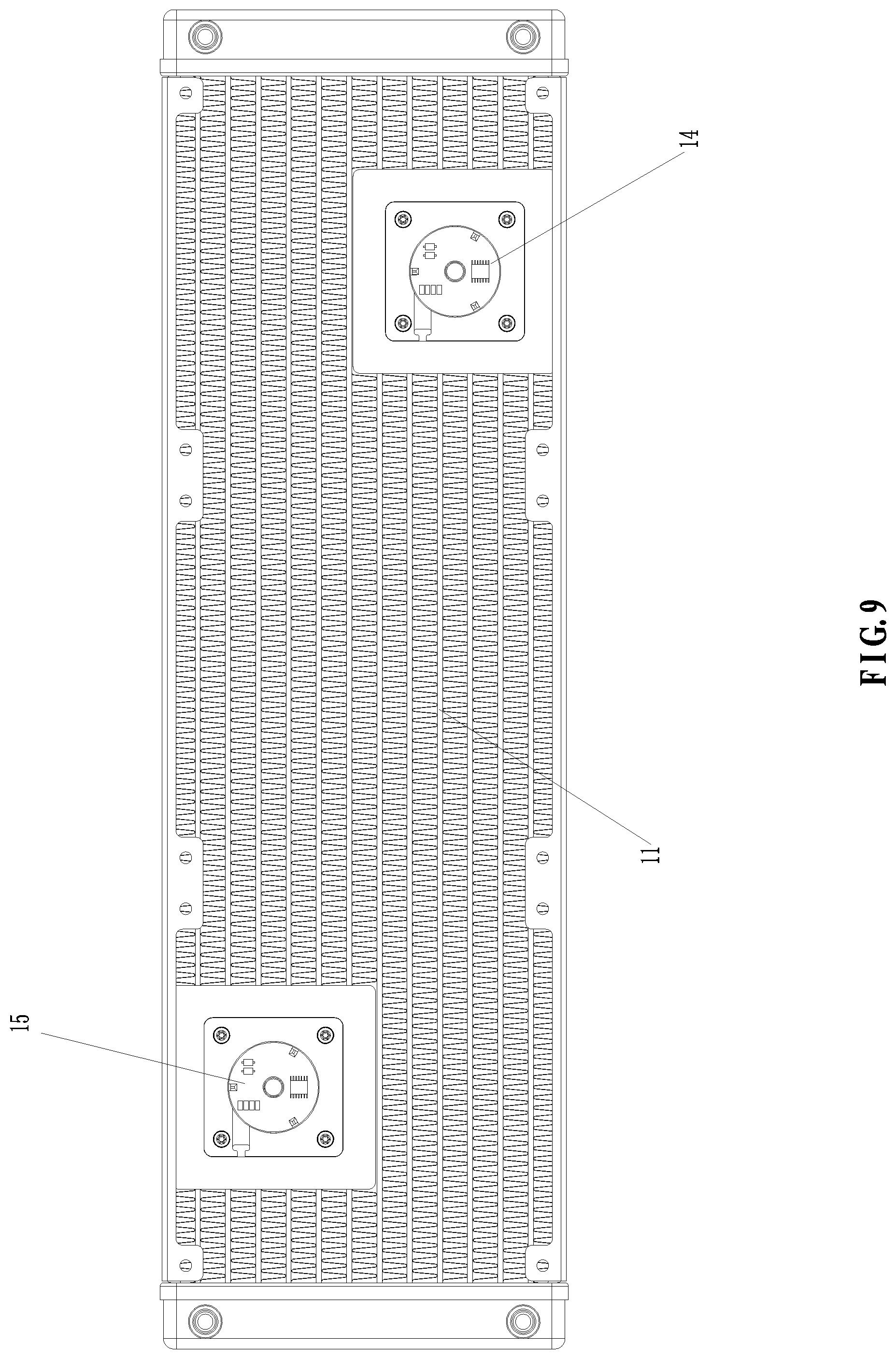 Patent US11774177 Figure 9 – Water-cooling heat dissipation device