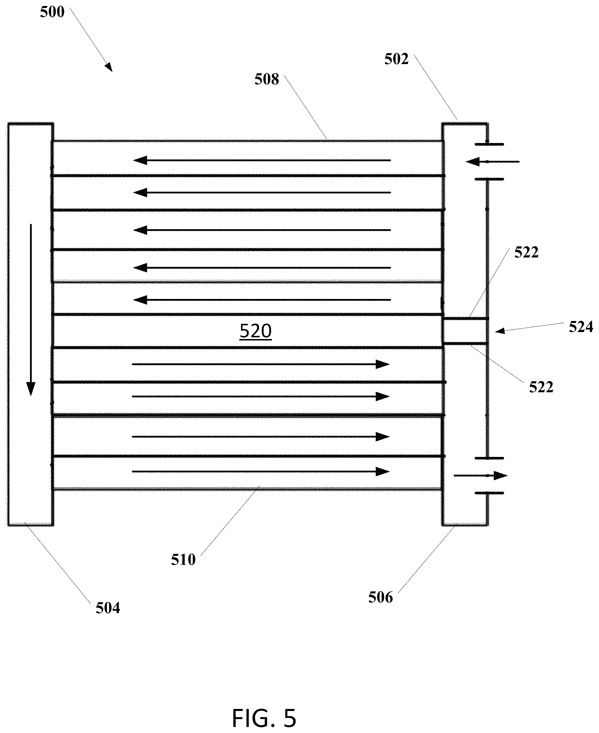 Patent US11774178 Figure 5 – Heat exchanger for a heating, ventilation, and air-conditioning system