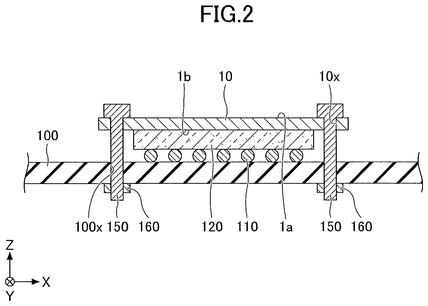 Patent US11774181 Figure 2 – Loop heat pipe with recessed top or bottom surface