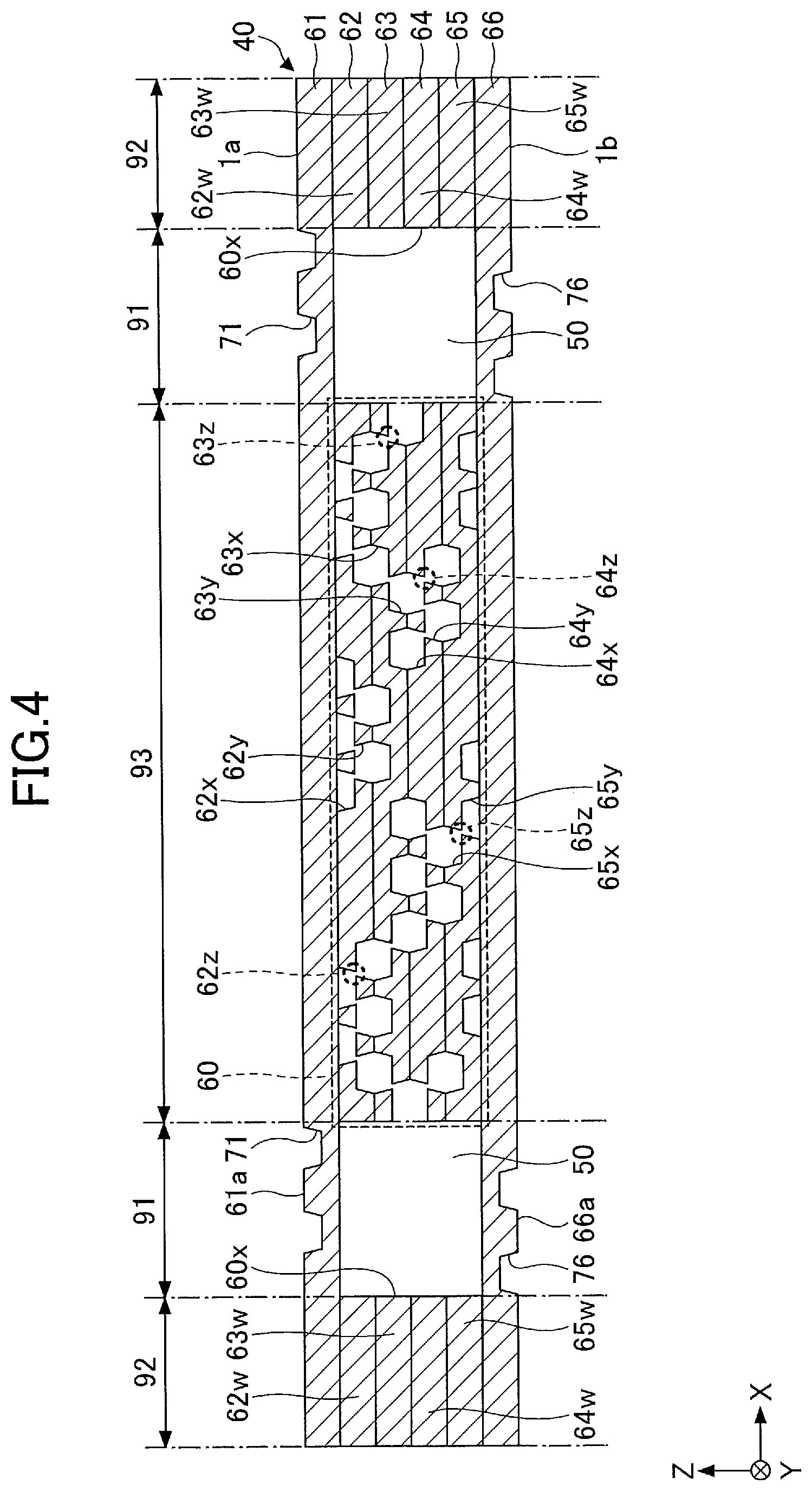 Patent US11774181 Figure 4 – Loop heat pipe with recessed top or bottom surface