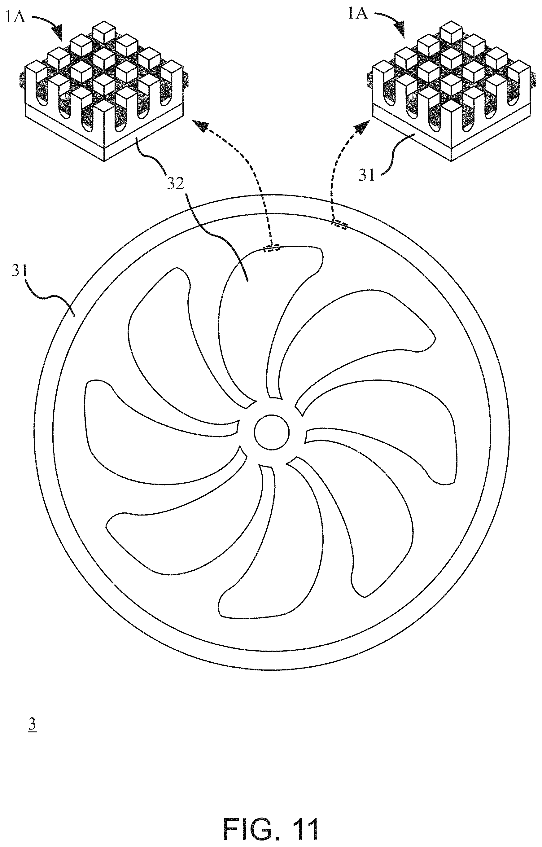 Patent US11774183 Figure 11 – Heat transferring device and method for making thereof