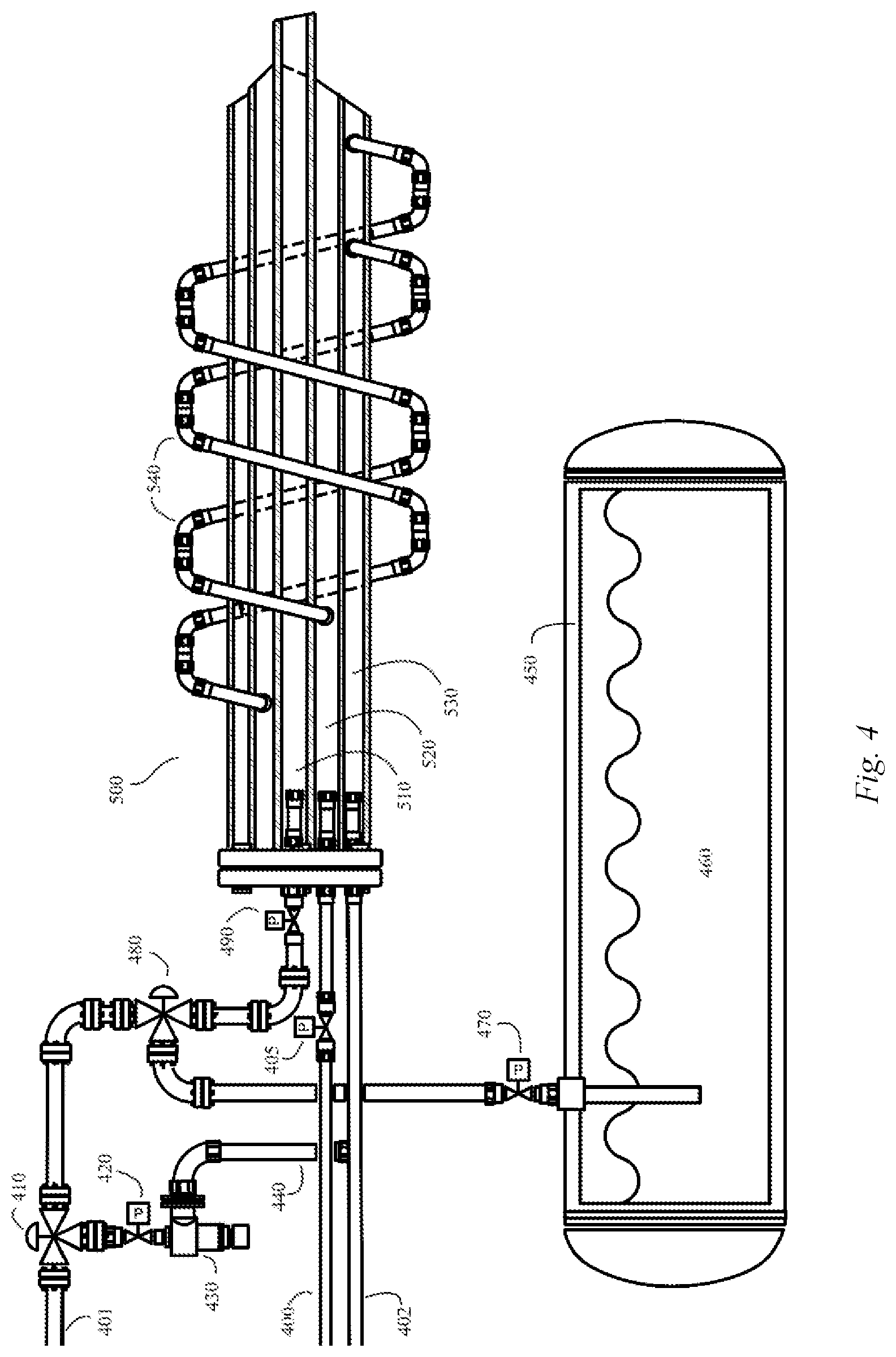 Patent US11774186 Figure 4 – Clean energy system with thermal compression