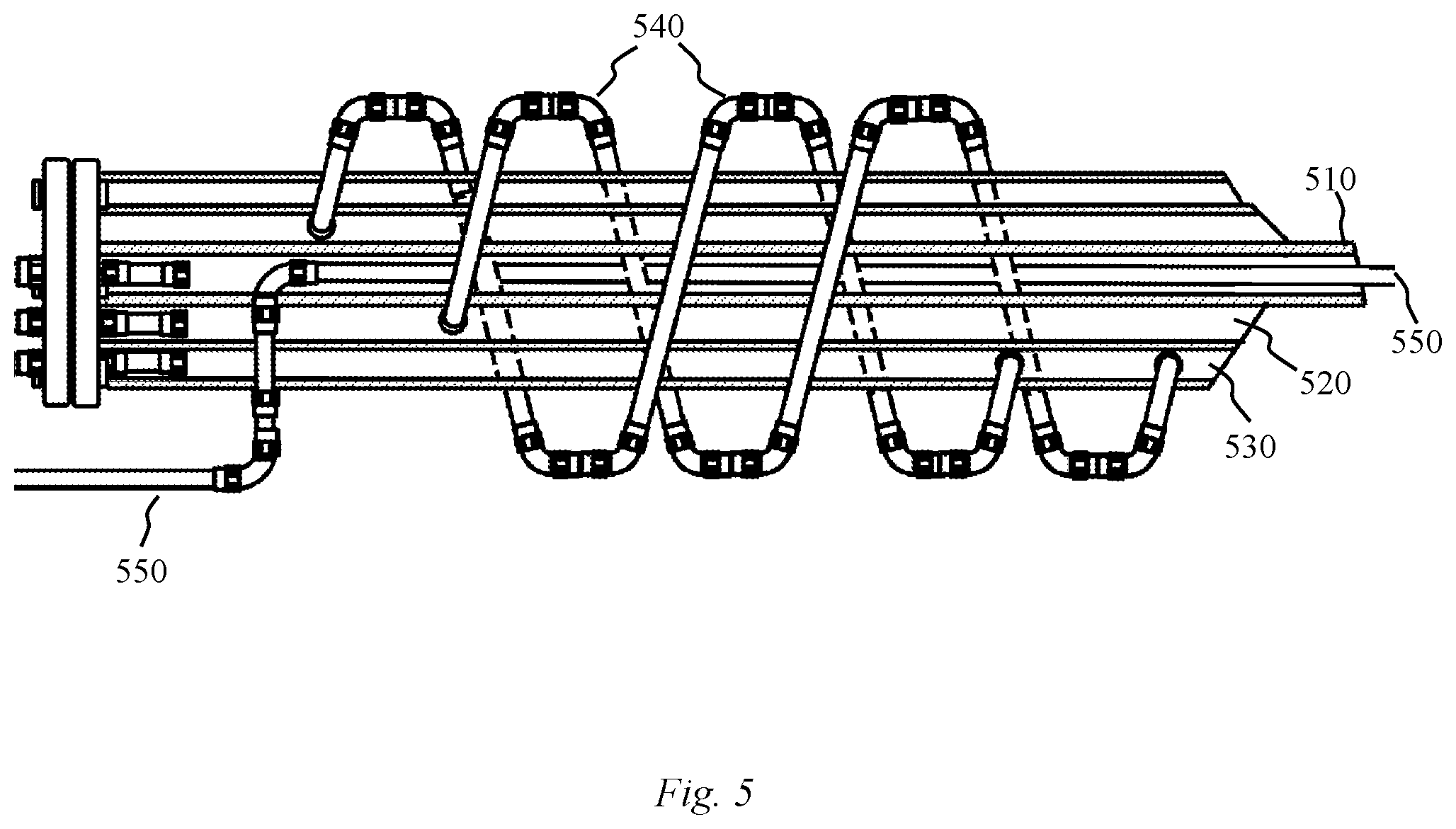 Patent US11774186 Figure 5 – Clean energy system with thermal compression