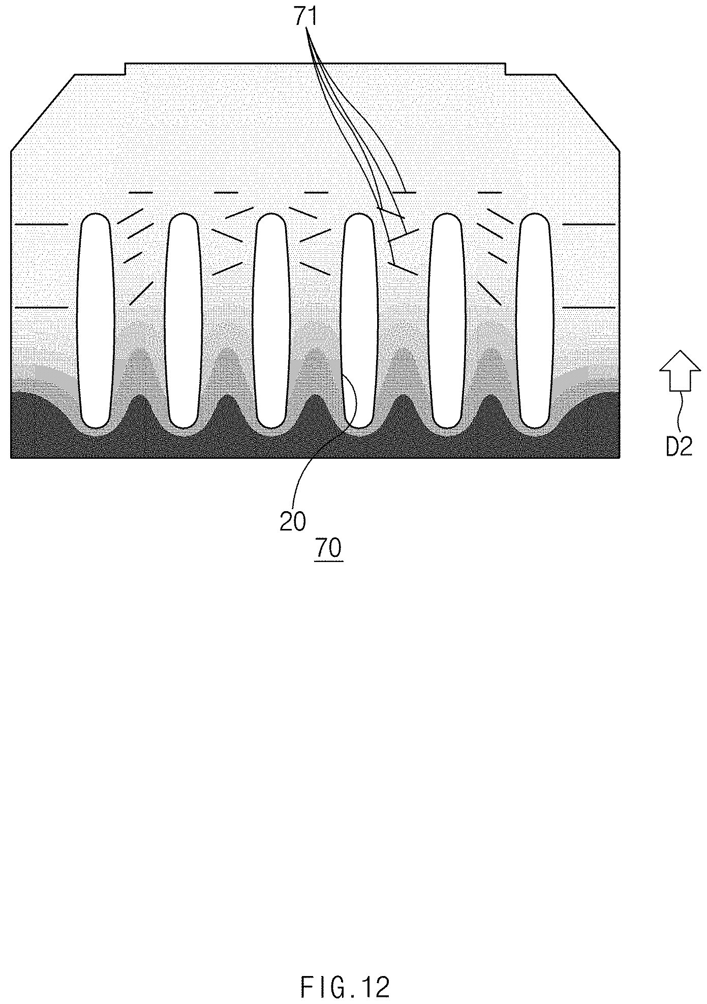 Patent US11774187 Figure 12 – Heat transfer fin of fin-tube type heat exchanger