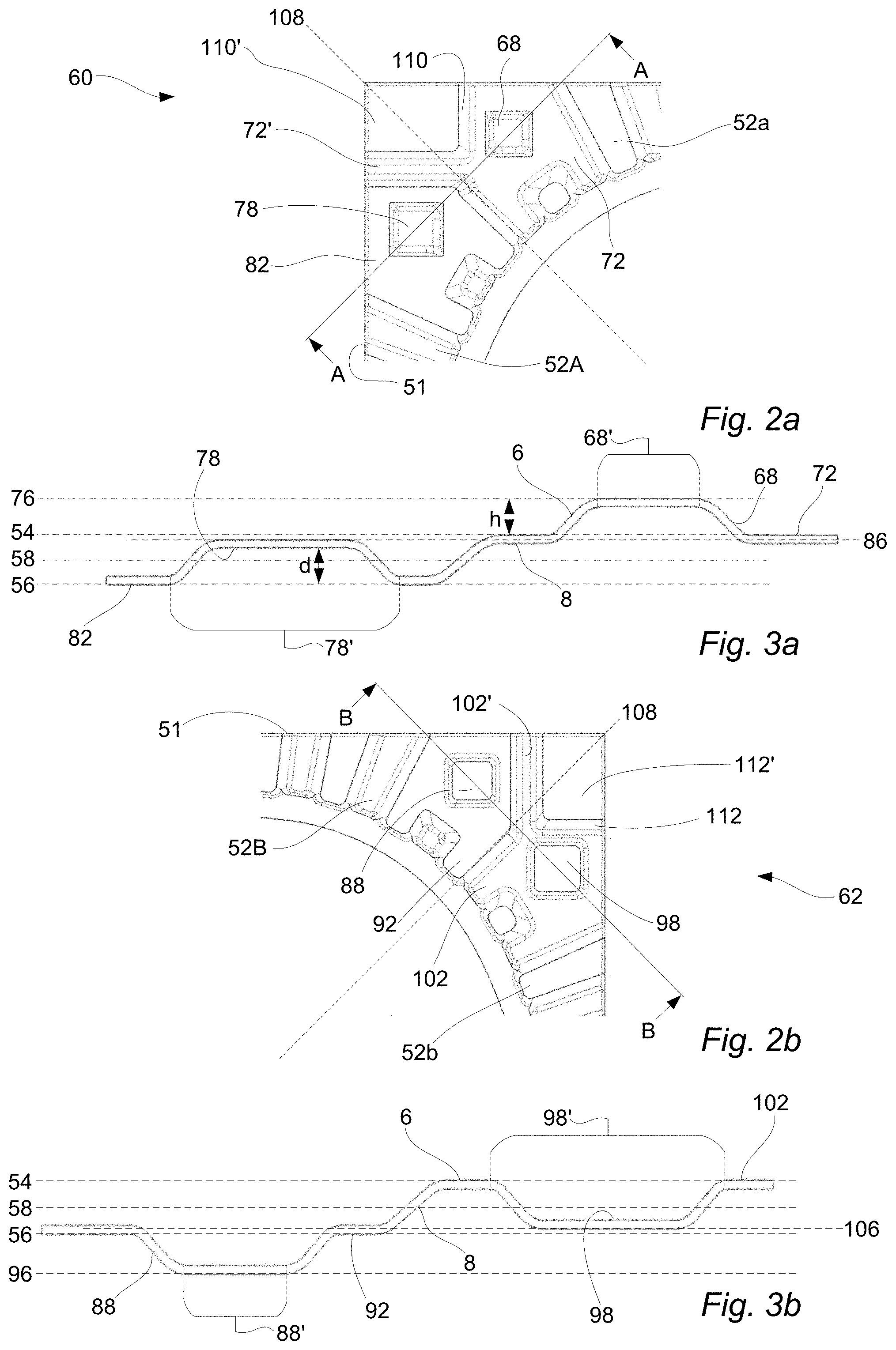 Patent US11774191 Figure 2 – Heat transfer plate and a plate pack for a heat exchanger comprising a plurality of such heat transfer plates