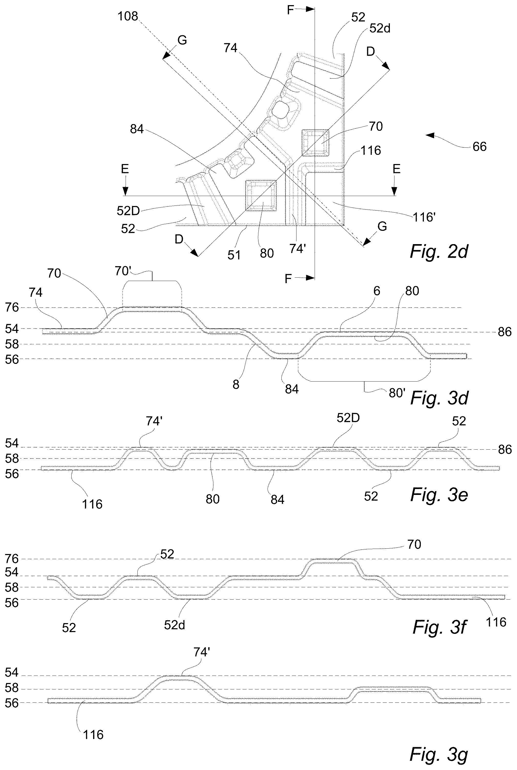 Patent US11774191 Figure 4 – Heat transfer plate and a plate pack for a heat exchanger comprising a plurality of such heat transfer plates