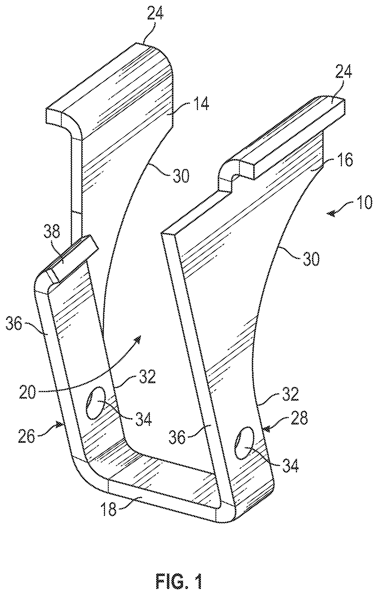 Patent US11774197 Figure 1 – Pistol multi-functional rear rail module