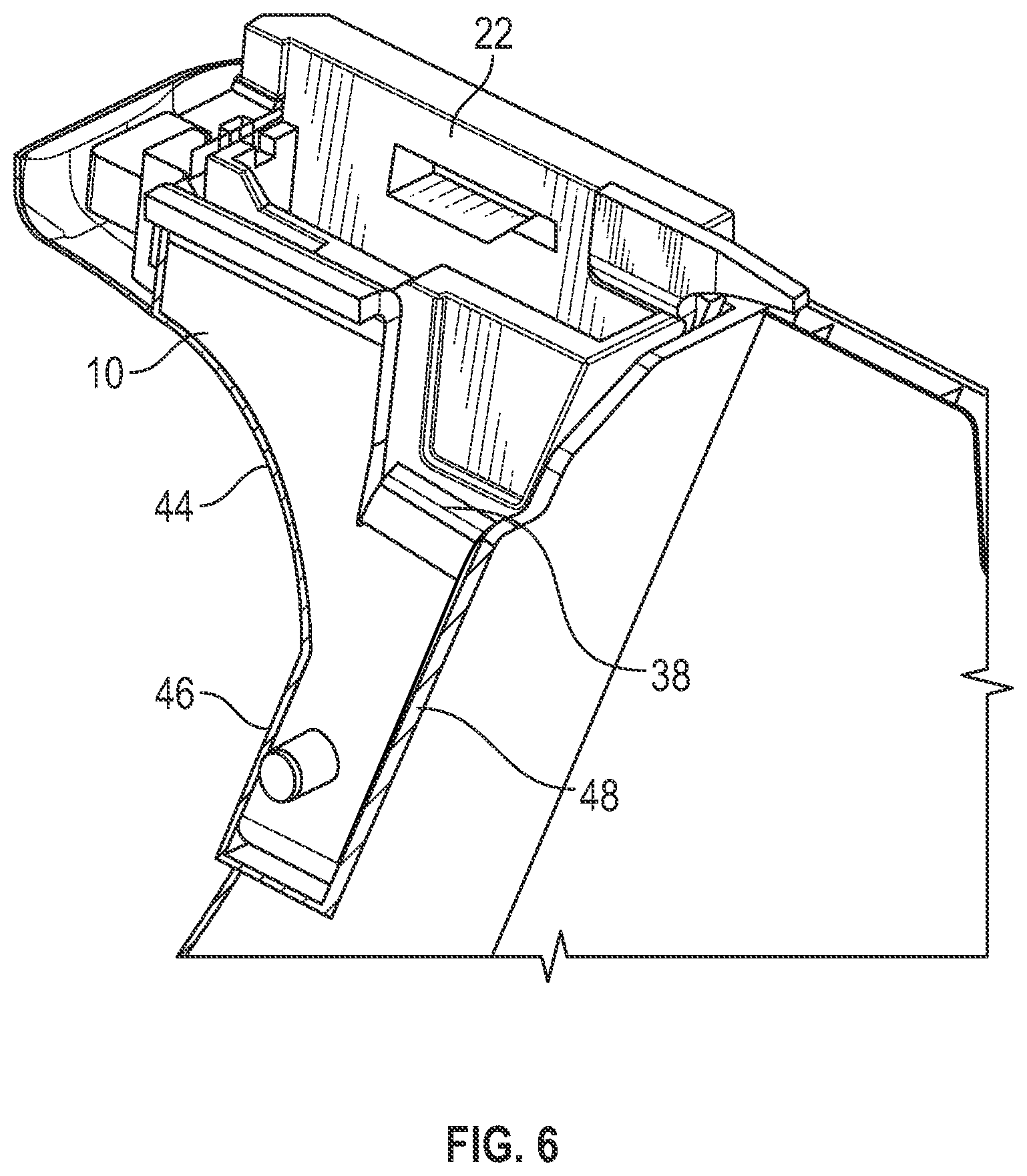 Patent US11774197 Figure 5 – Pistol multi-functional rear rail module
