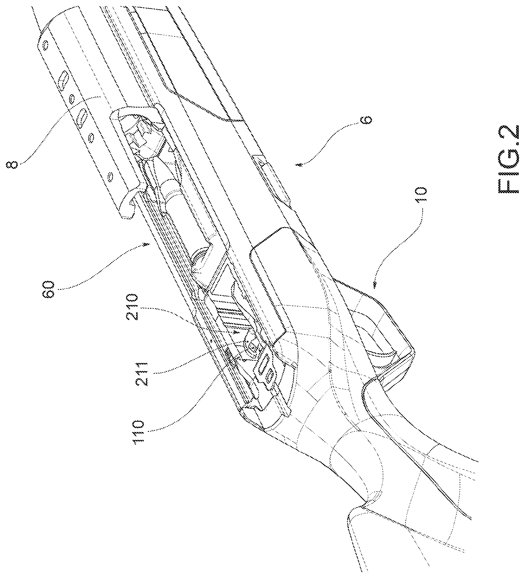 Patent US11774198 Figure 4 – Rifle with recoil group