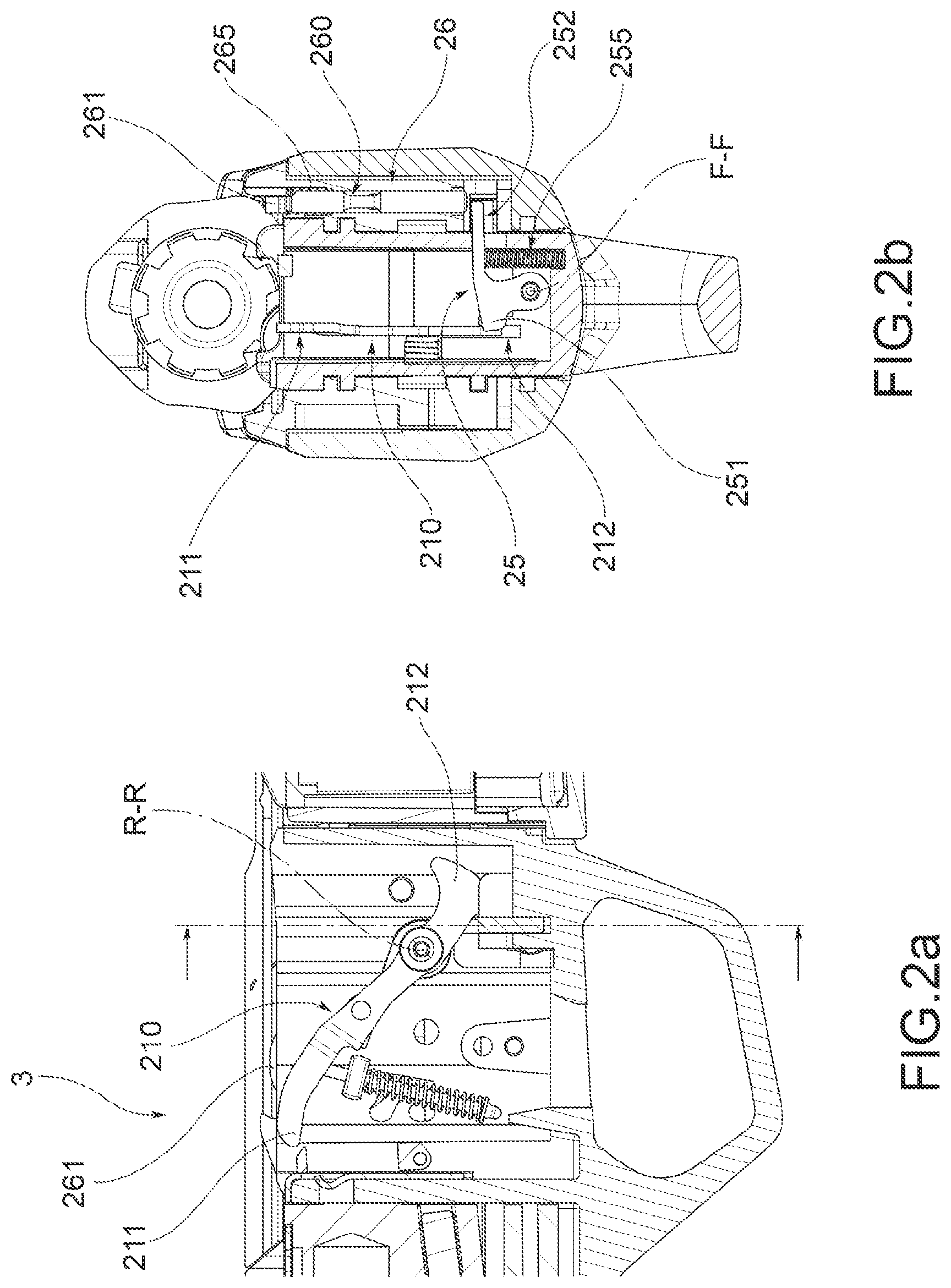 Patent US11774198 Figure 5 – Rifle with recoil group