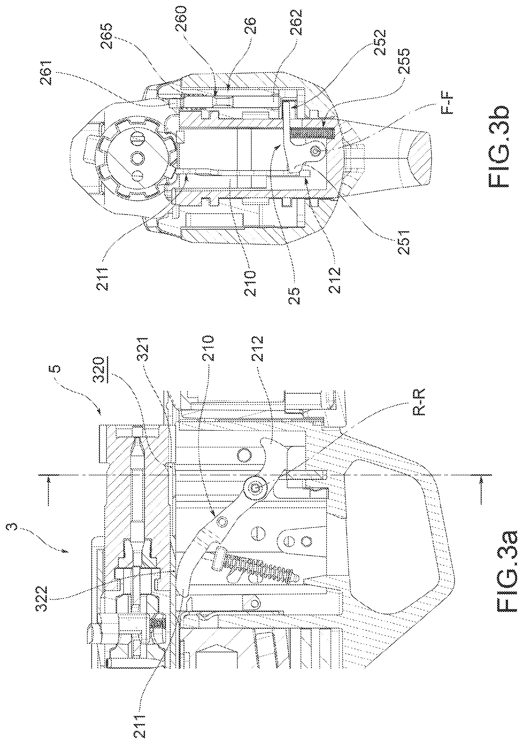 Patent US11774198 Figure 7 – Rifle with recoil group