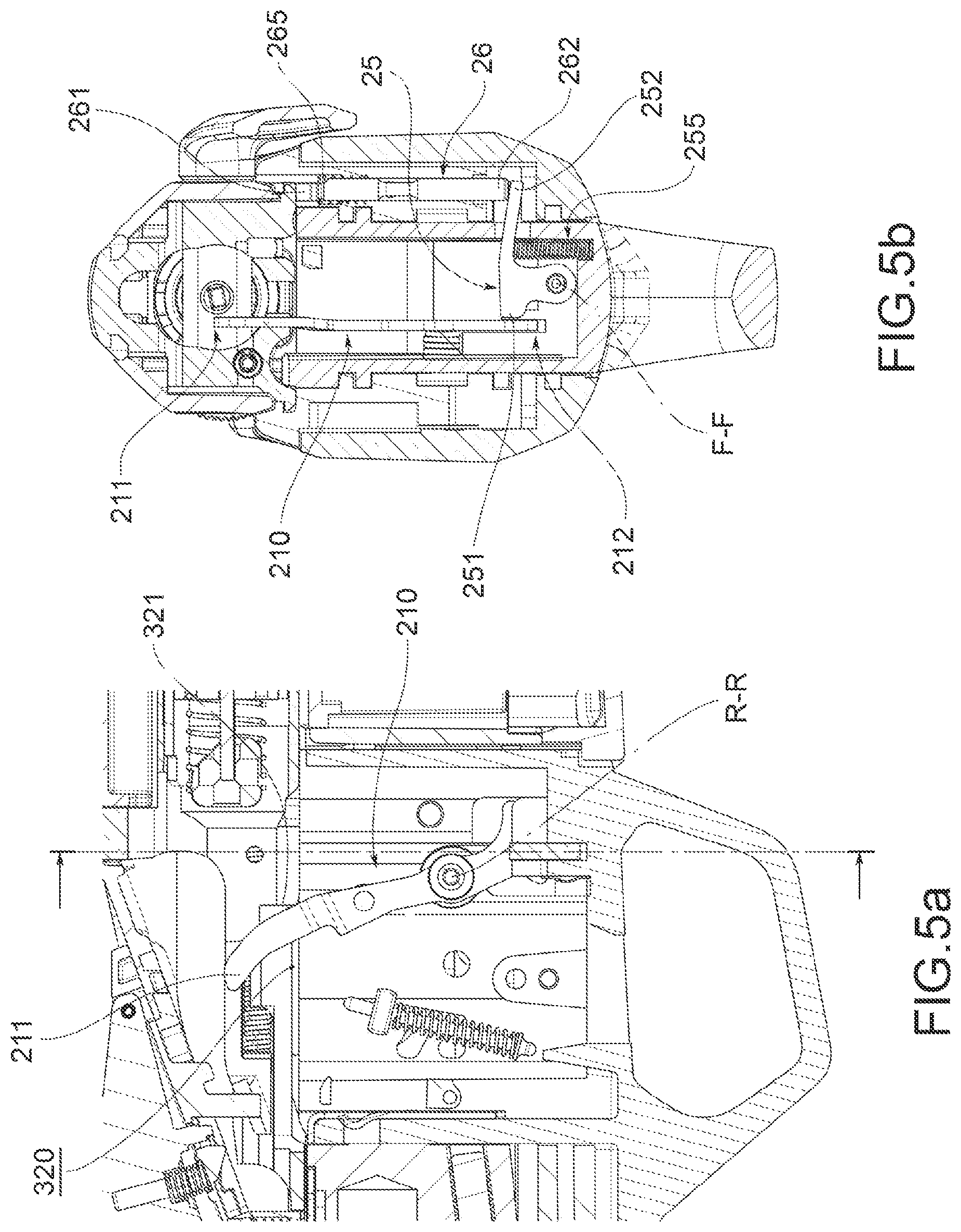 Patent US11774198 Figure 11 – Rifle with recoil group