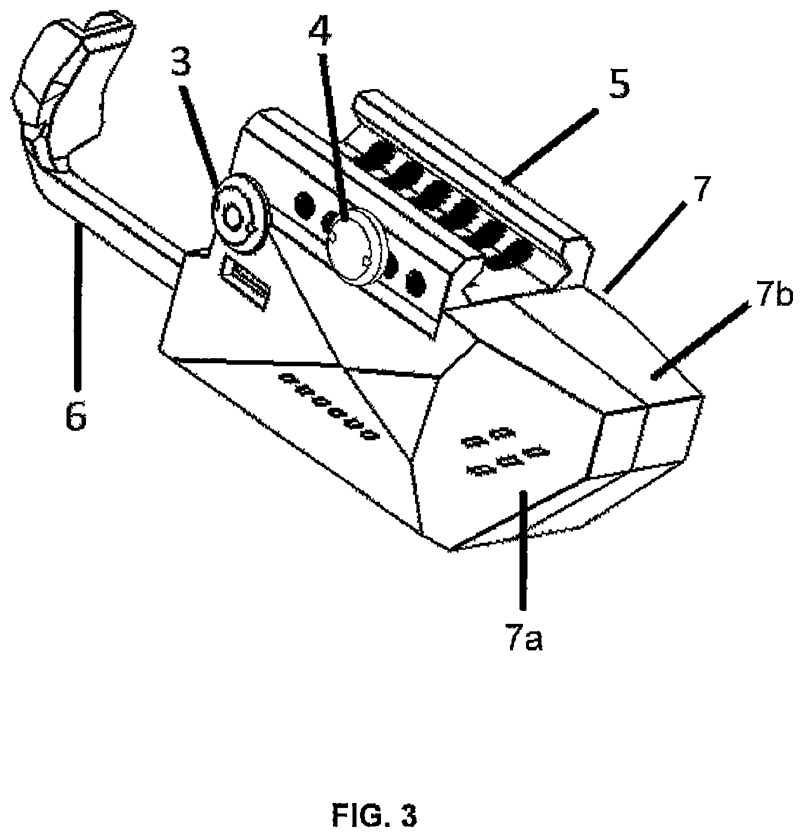Patent US11774199 Figure 3 – Remotely activated firearm safety accessory