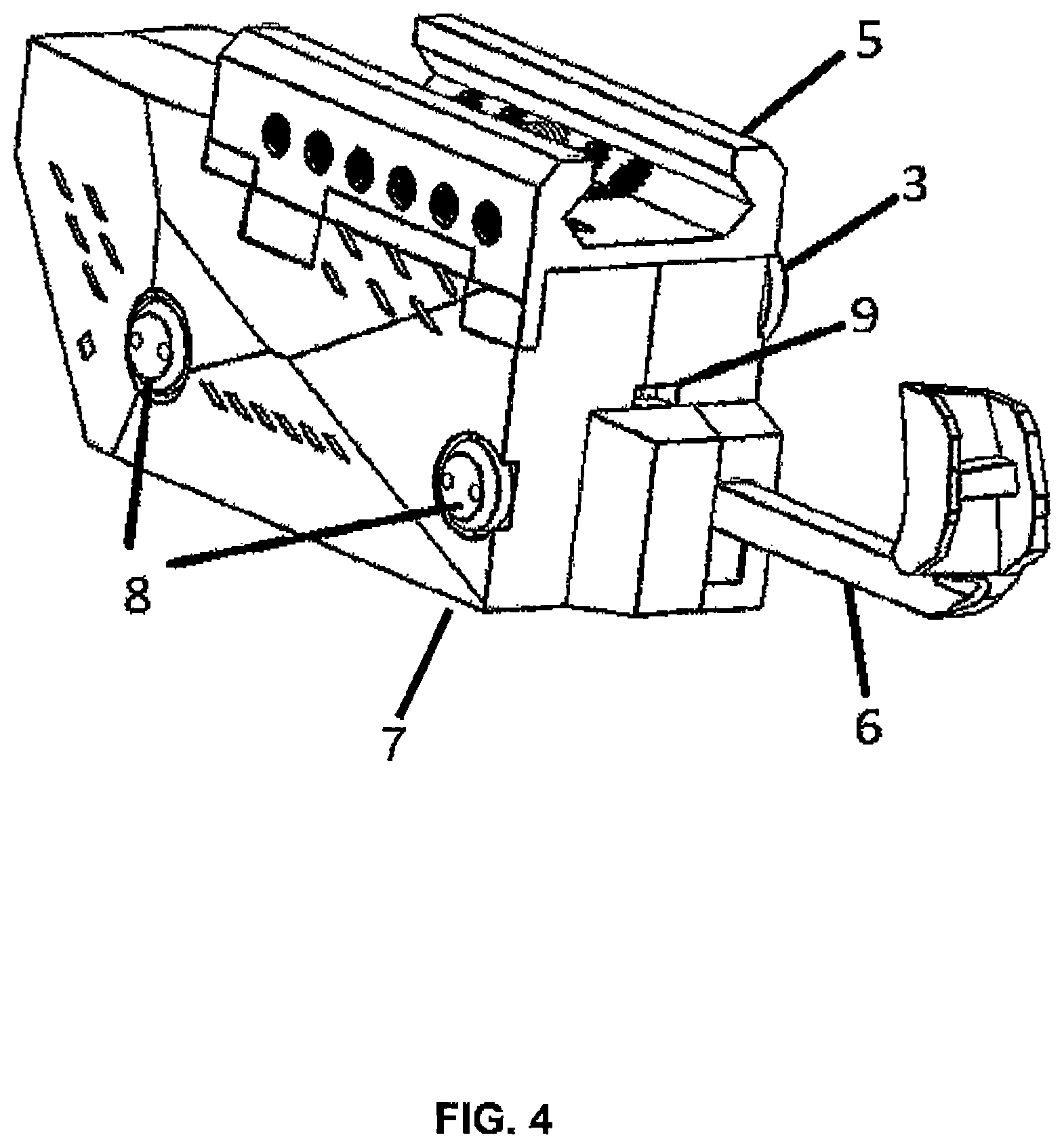 Patent US11774199 Figure 4 – Remotely activated firearm safety accessory