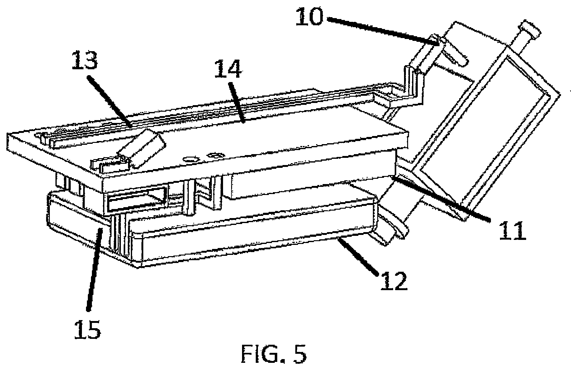 Patent US11774199 Figure 5 – Remotely activated firearm safety accessory